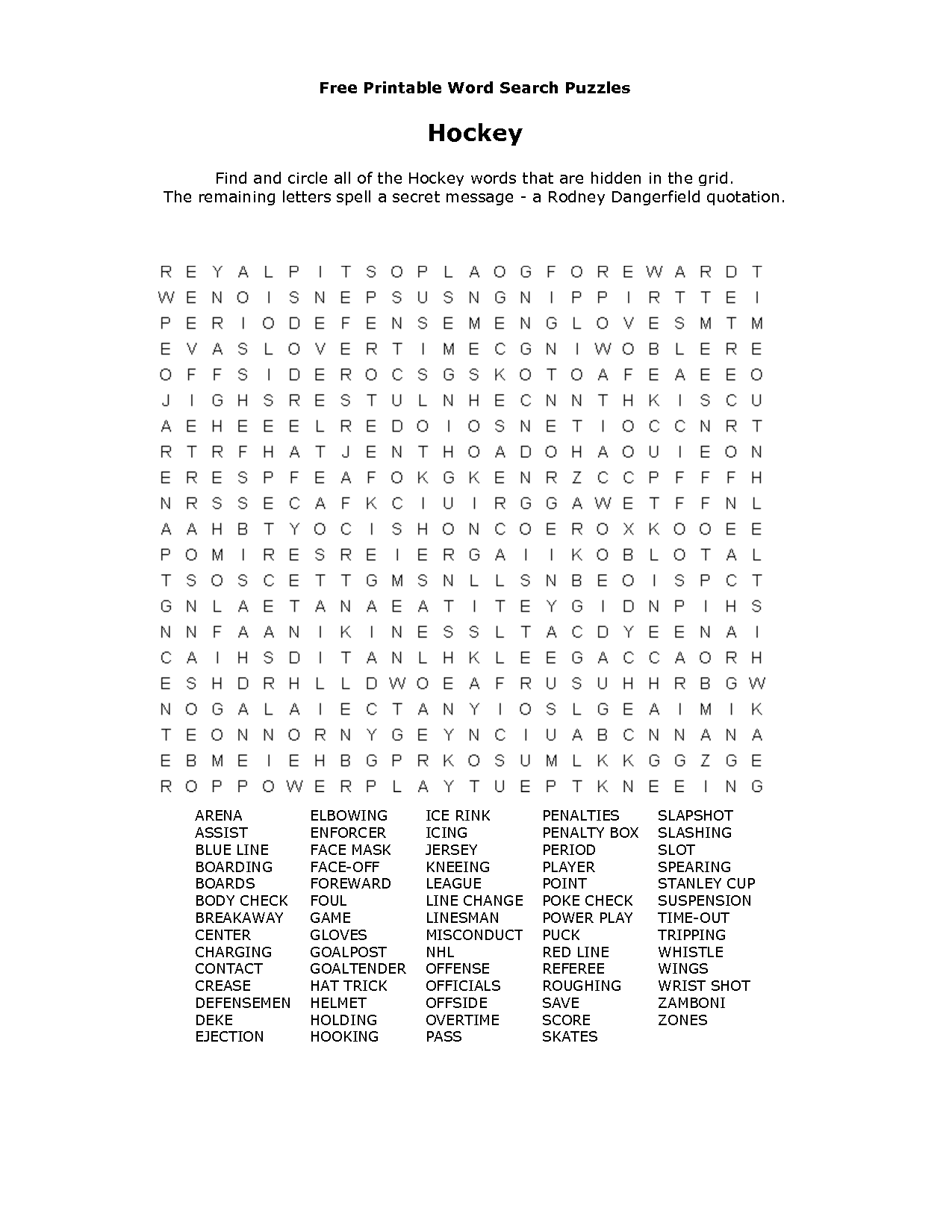 Printable 100 Word Word Search