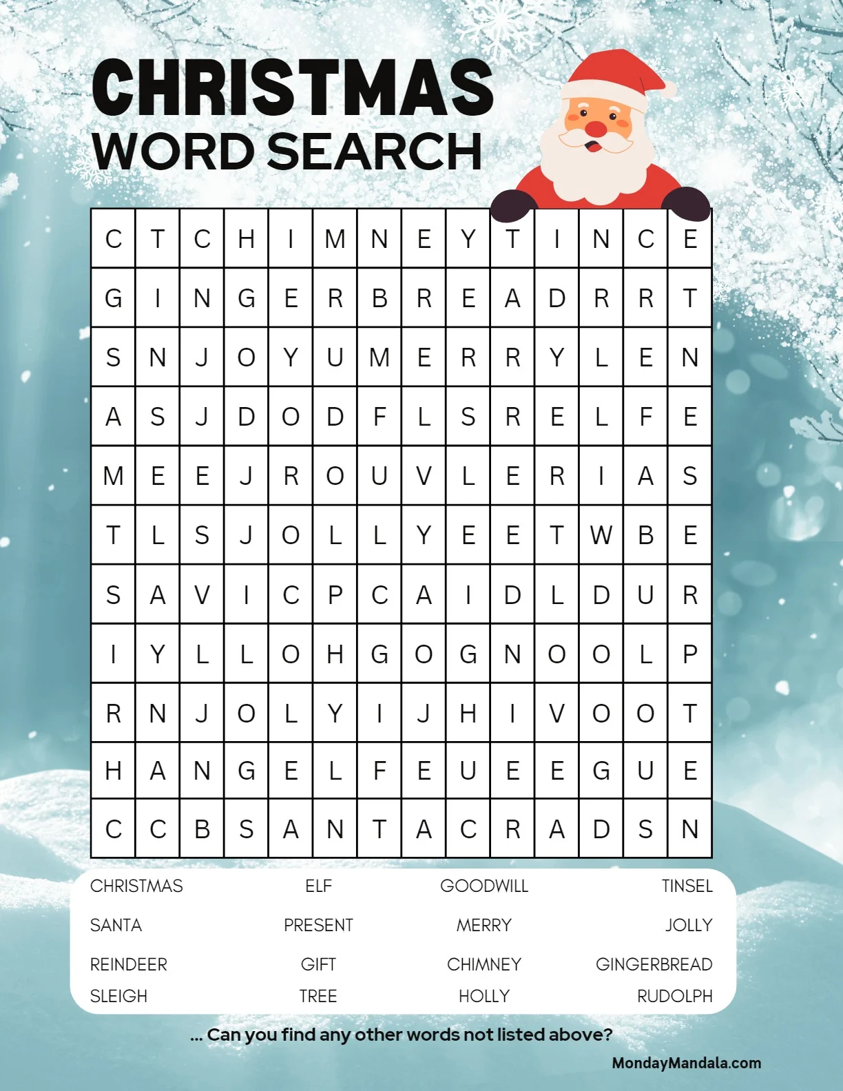 18 christmas word searches free pdf printables 18 christmas word searches free pdf printables