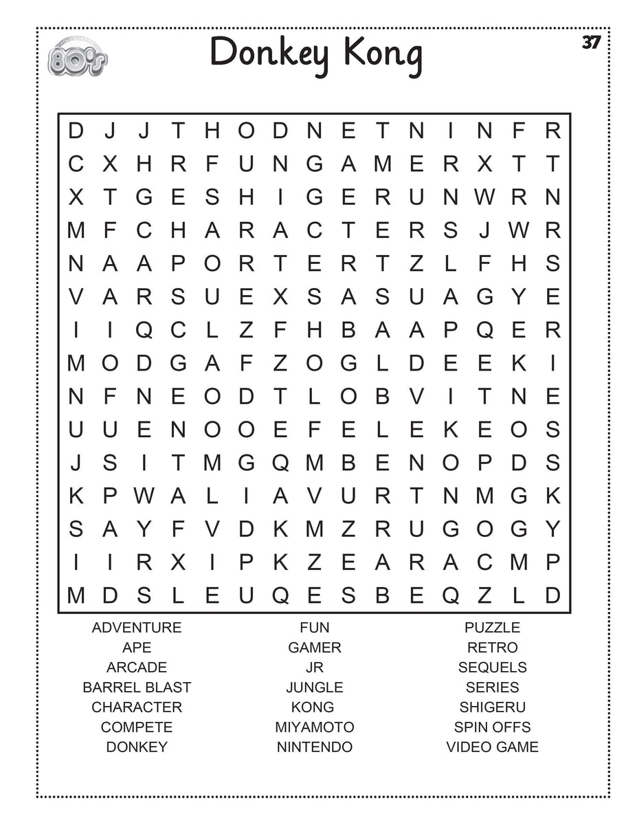 Large Print Word Search Free Printable