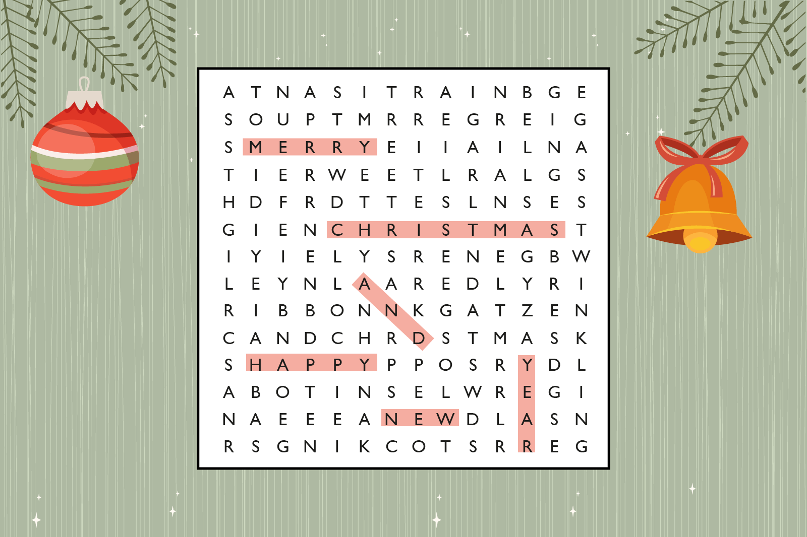 4 Fun Printable Christmas Word Search Puzzles For All Ages Worksheets Library