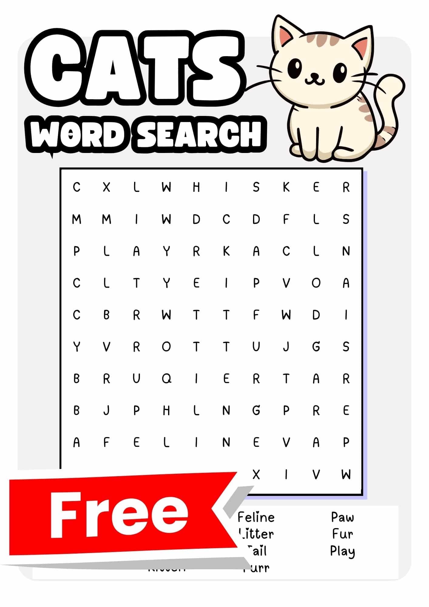 48 free animals word search puzzles teach prints