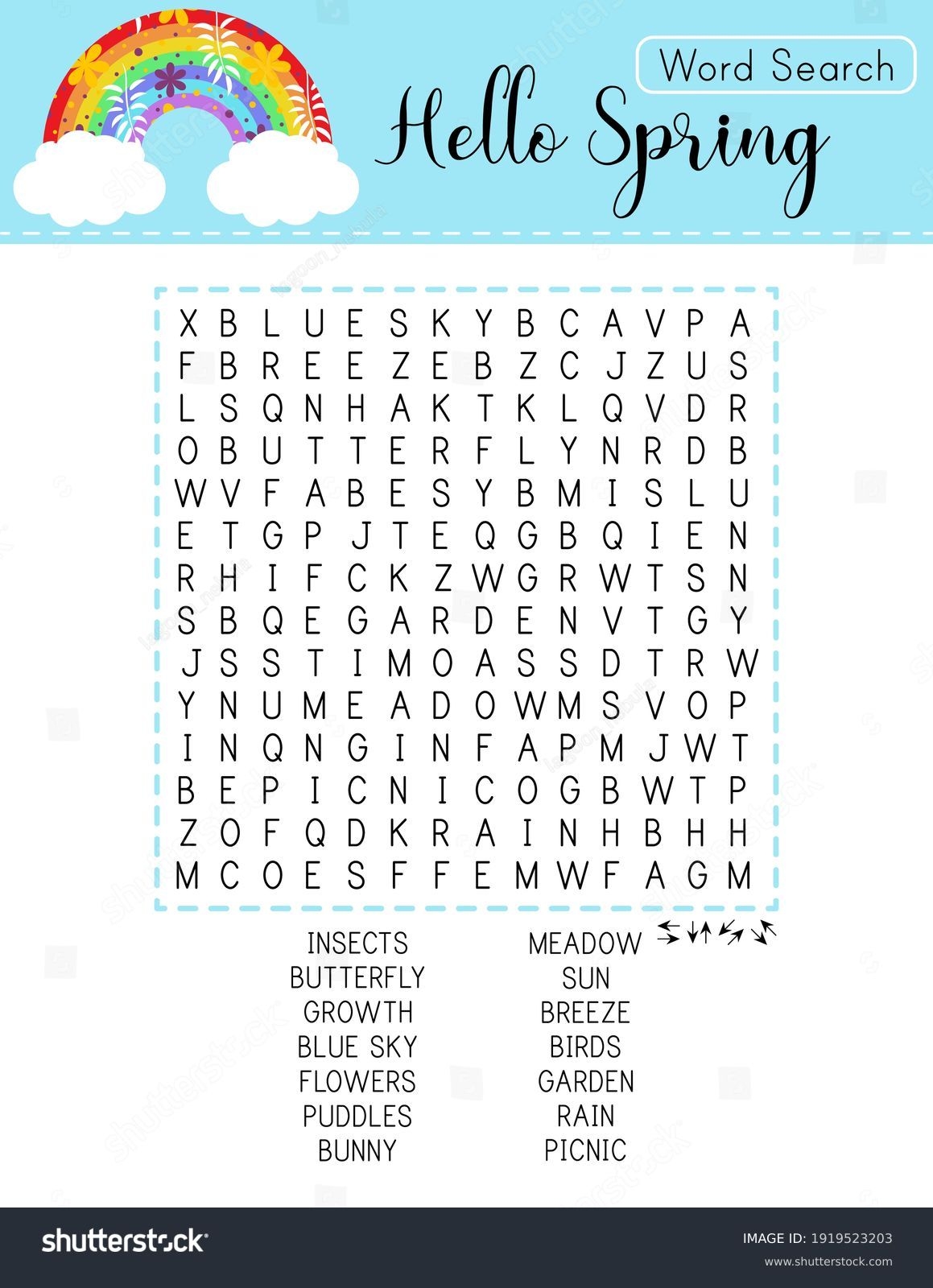 Crossword Word Search Printable