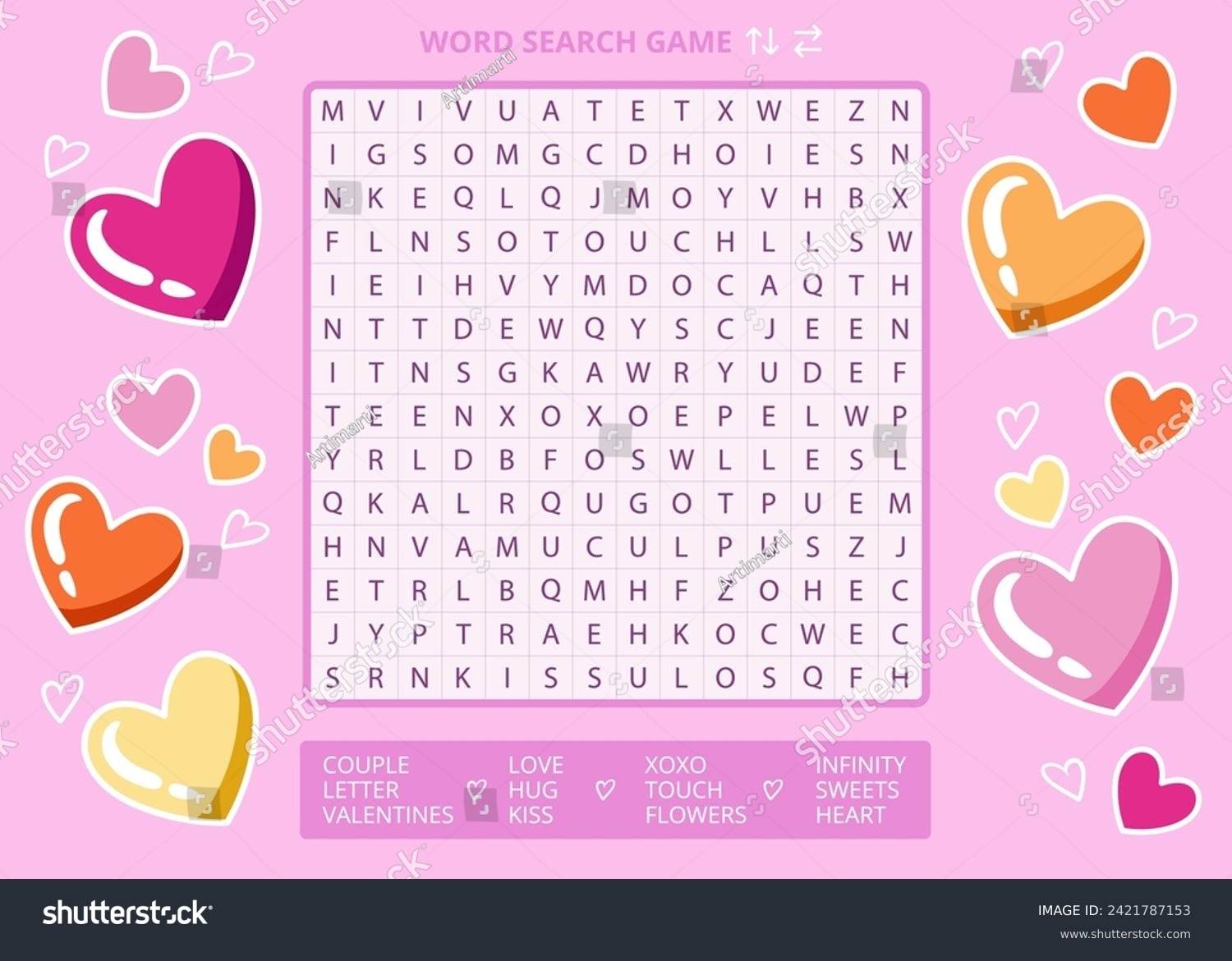 8 Hundred Valentines Word Search Royalty Free Images Stock Photos U0026 Pictures Shutterstock