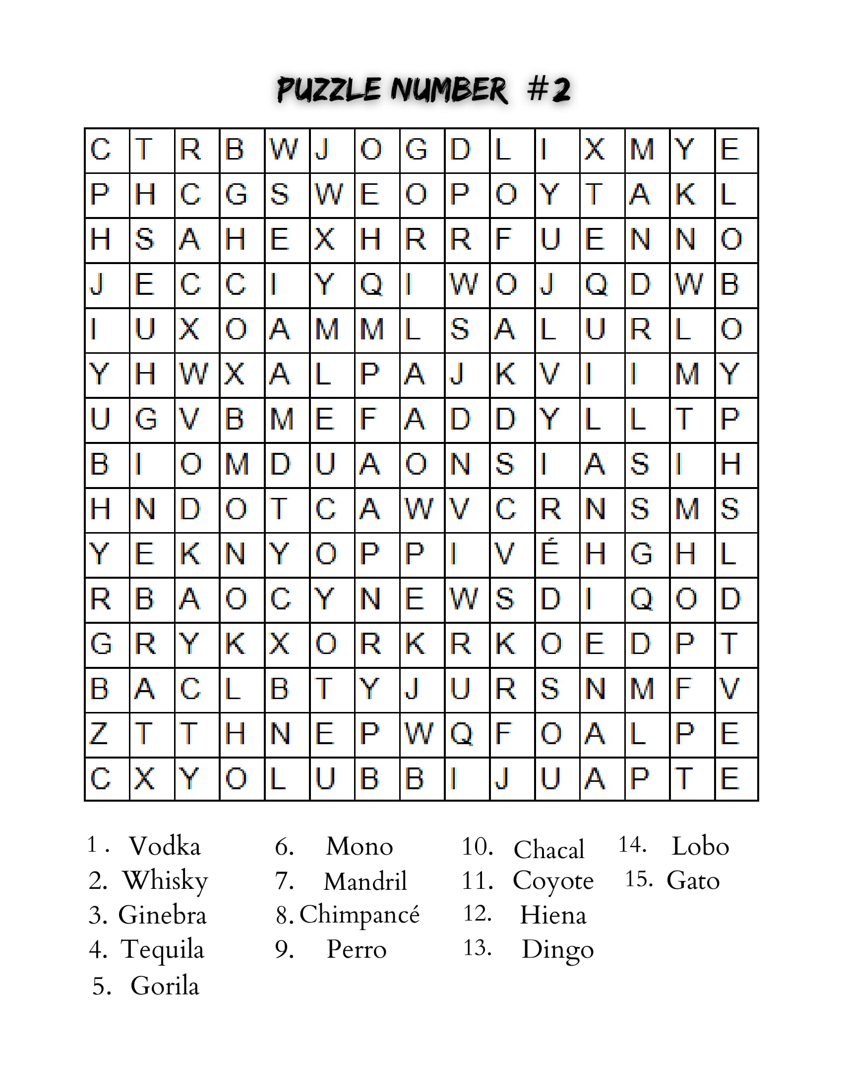 A Buscar Spanish Word Search Keep Your Mind Sharp And Have Fun Made By Teachers