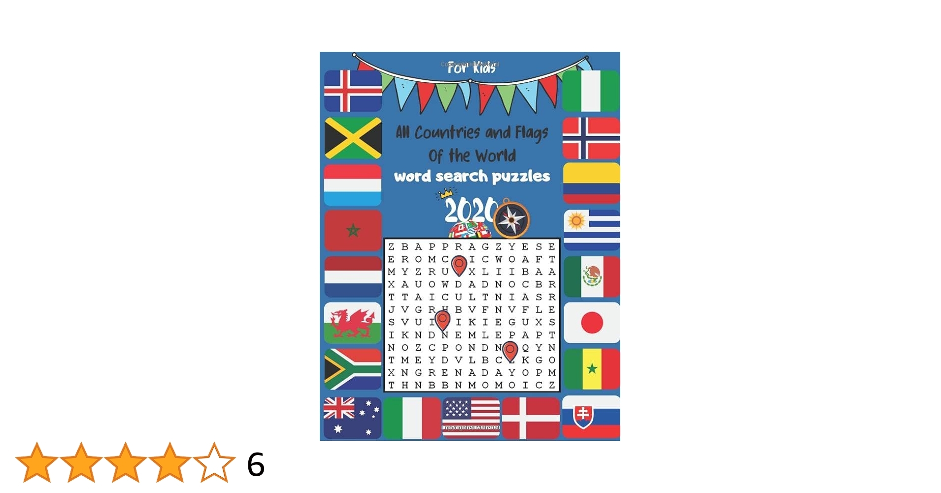 All Countries And Flags Of The World 2020 Word Search Puzzles My Word Search Book For Kids Ages 9 12 And Up Fun And Educational Word Find Puzzles To And Memory Of