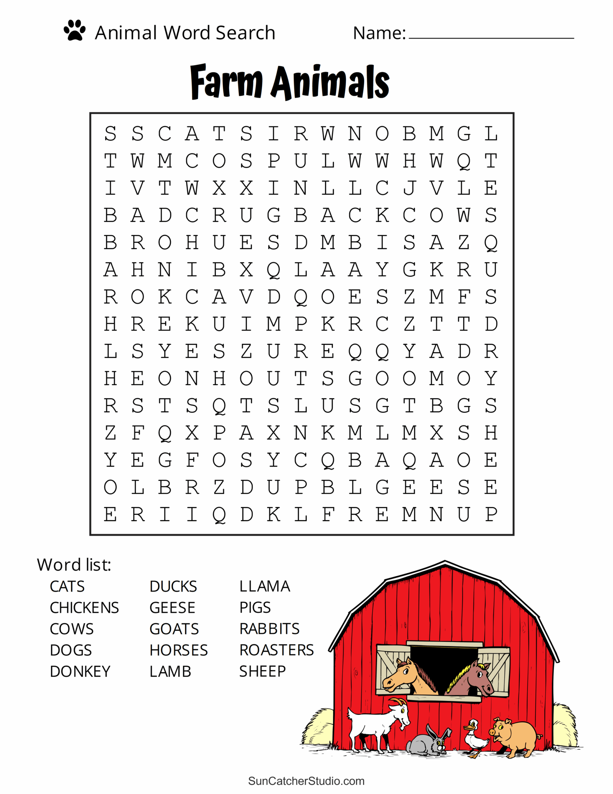 Printable Word Searches For Kids Pdf Printable Word Searches For Kids Pdf