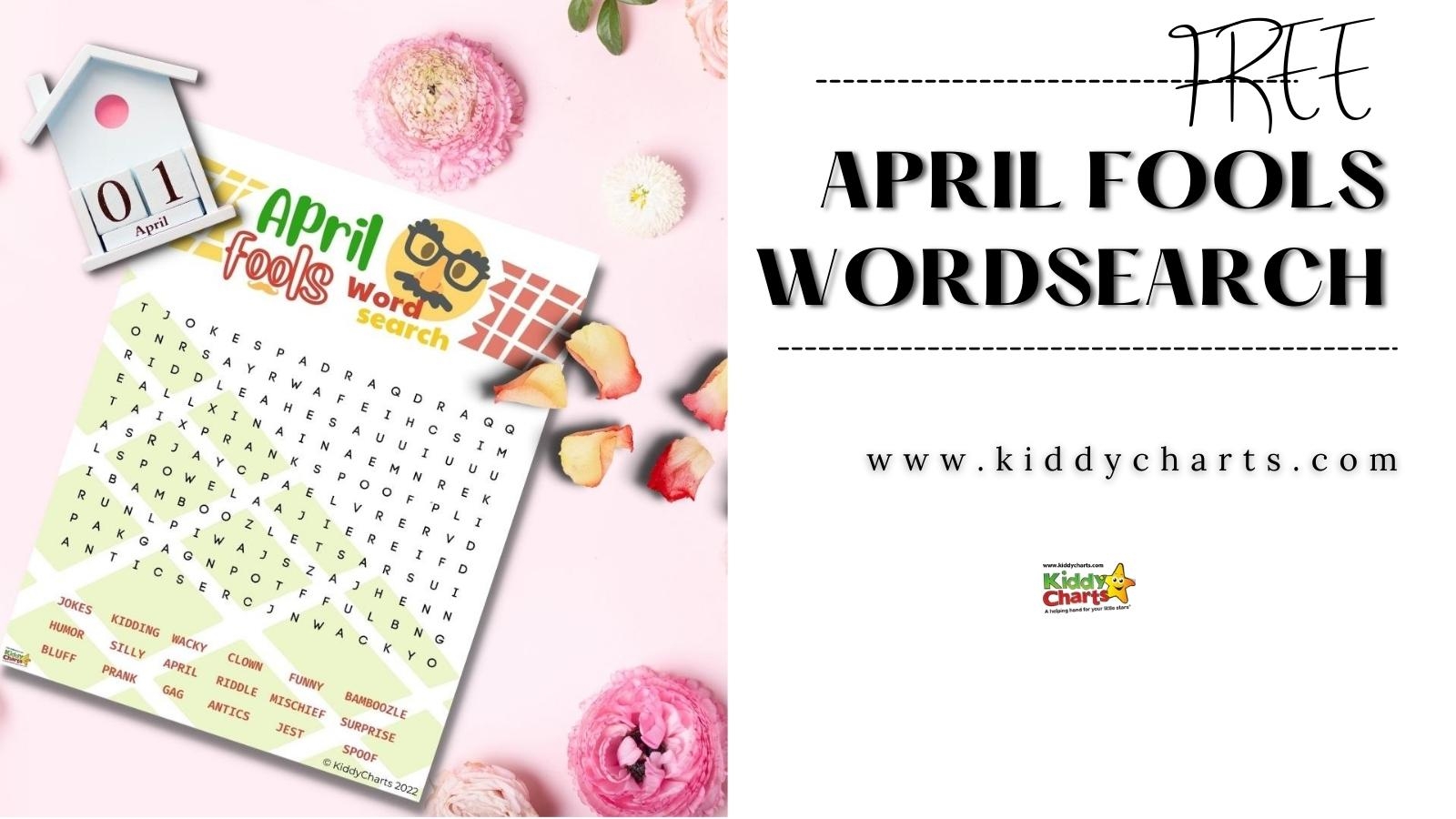 April Fools Word Search Prank April Fools Word Search Prank