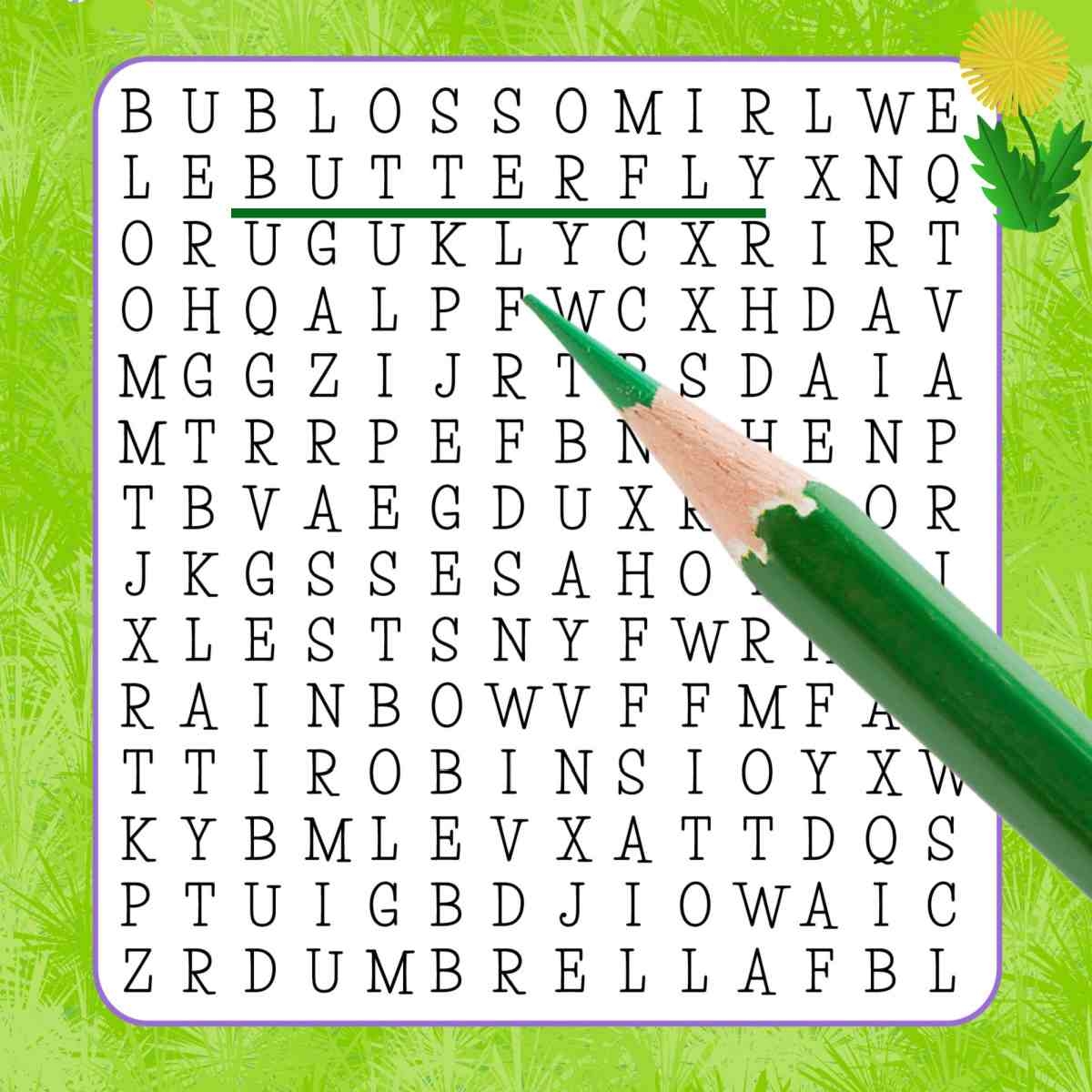 April Word Search Printable Adults April Word Search Printable Adults