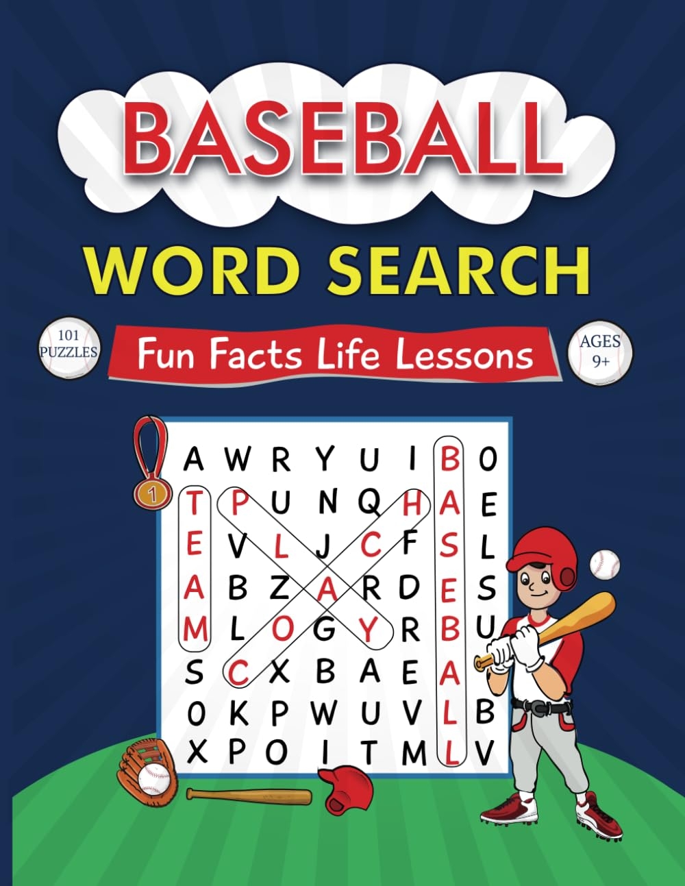 Baseball Word Search For Kids