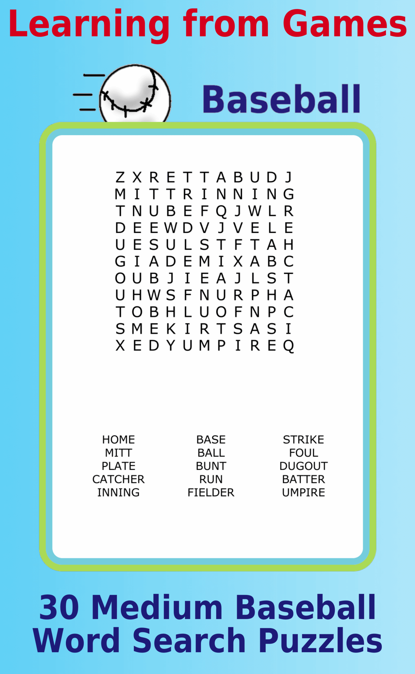 Word Search Free Medium