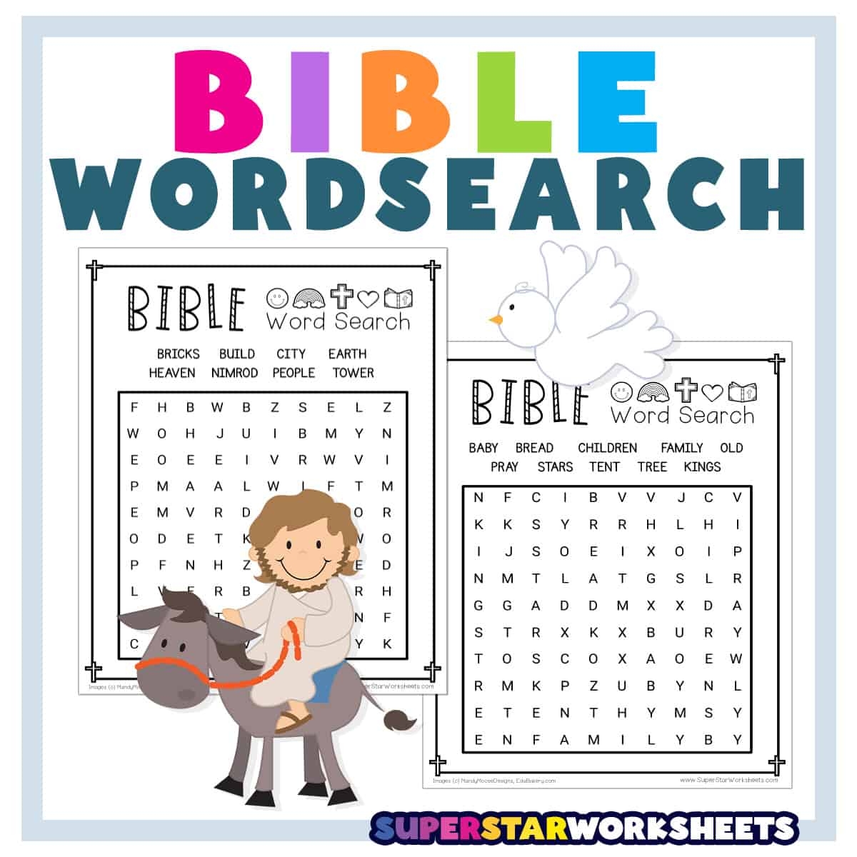 Word Search For 5 Year Olds Printable