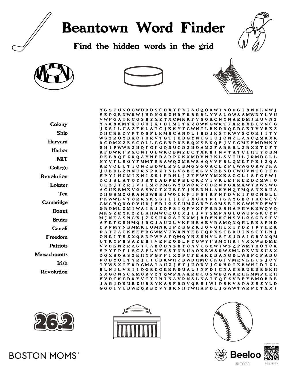 Free Printable Word Search 100 Words