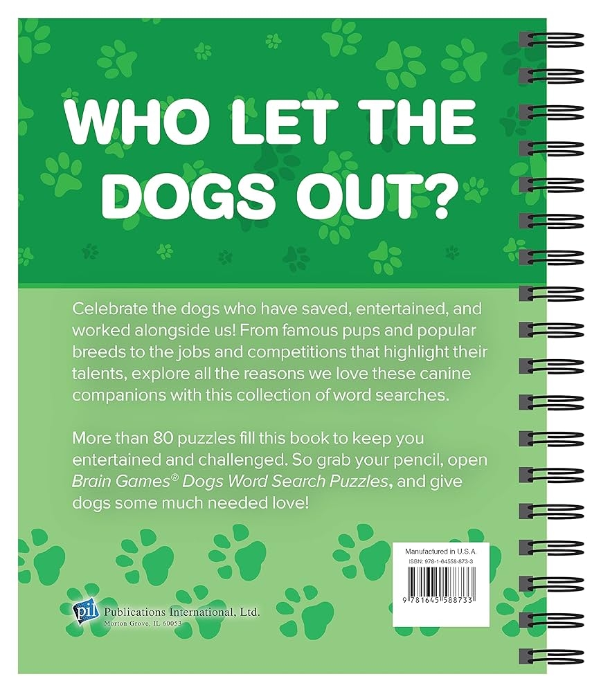Dog Word Search Books Amazon