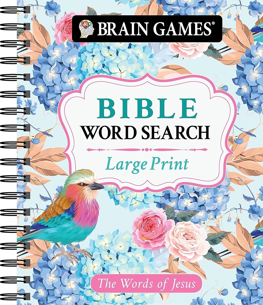 Brain Games Large Print Bible Word Search The Words Of Jesus Brain Games Bible Publications International Ltd Brain Games 9781645587750 Amazon Books