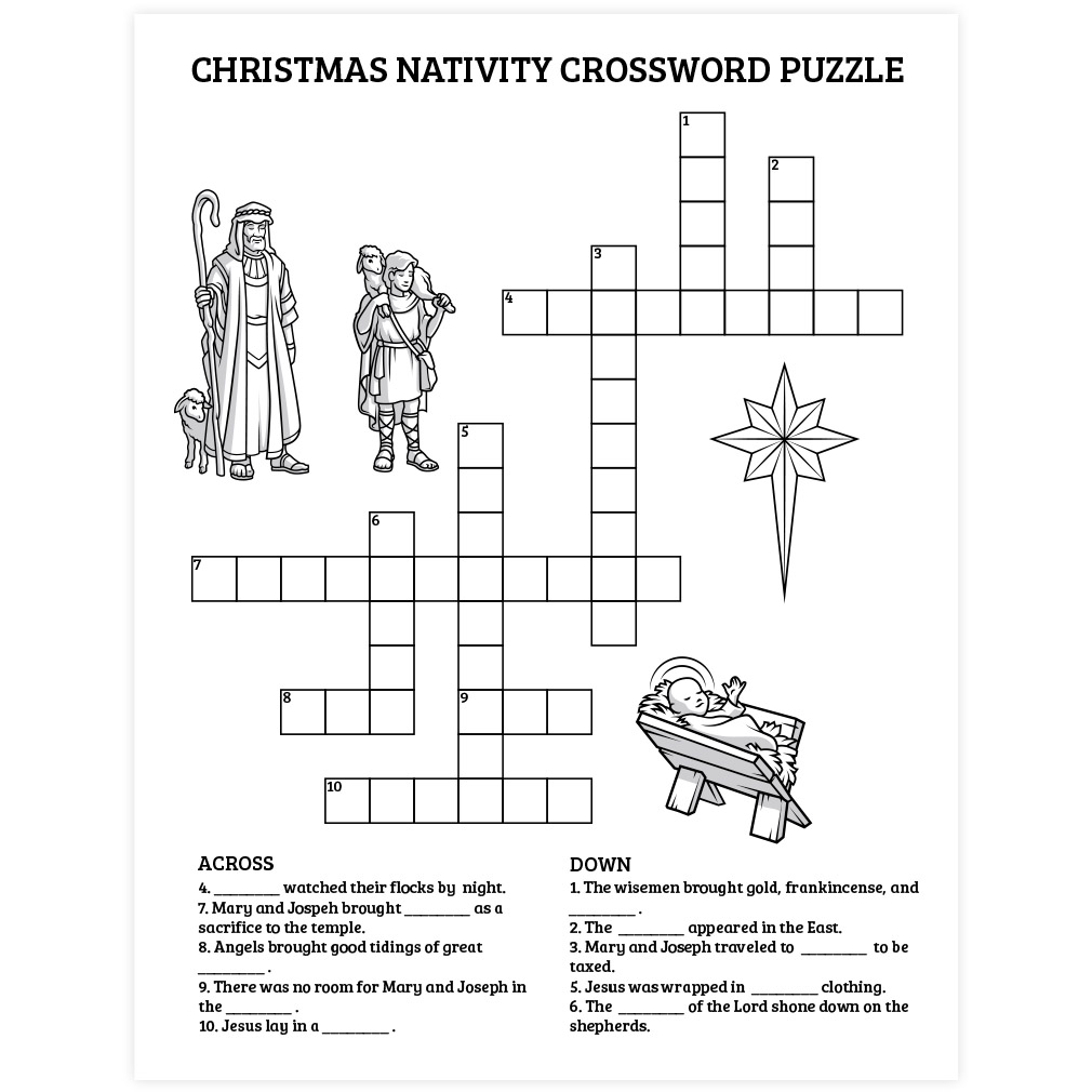 Christian Christmas Word Search Printable