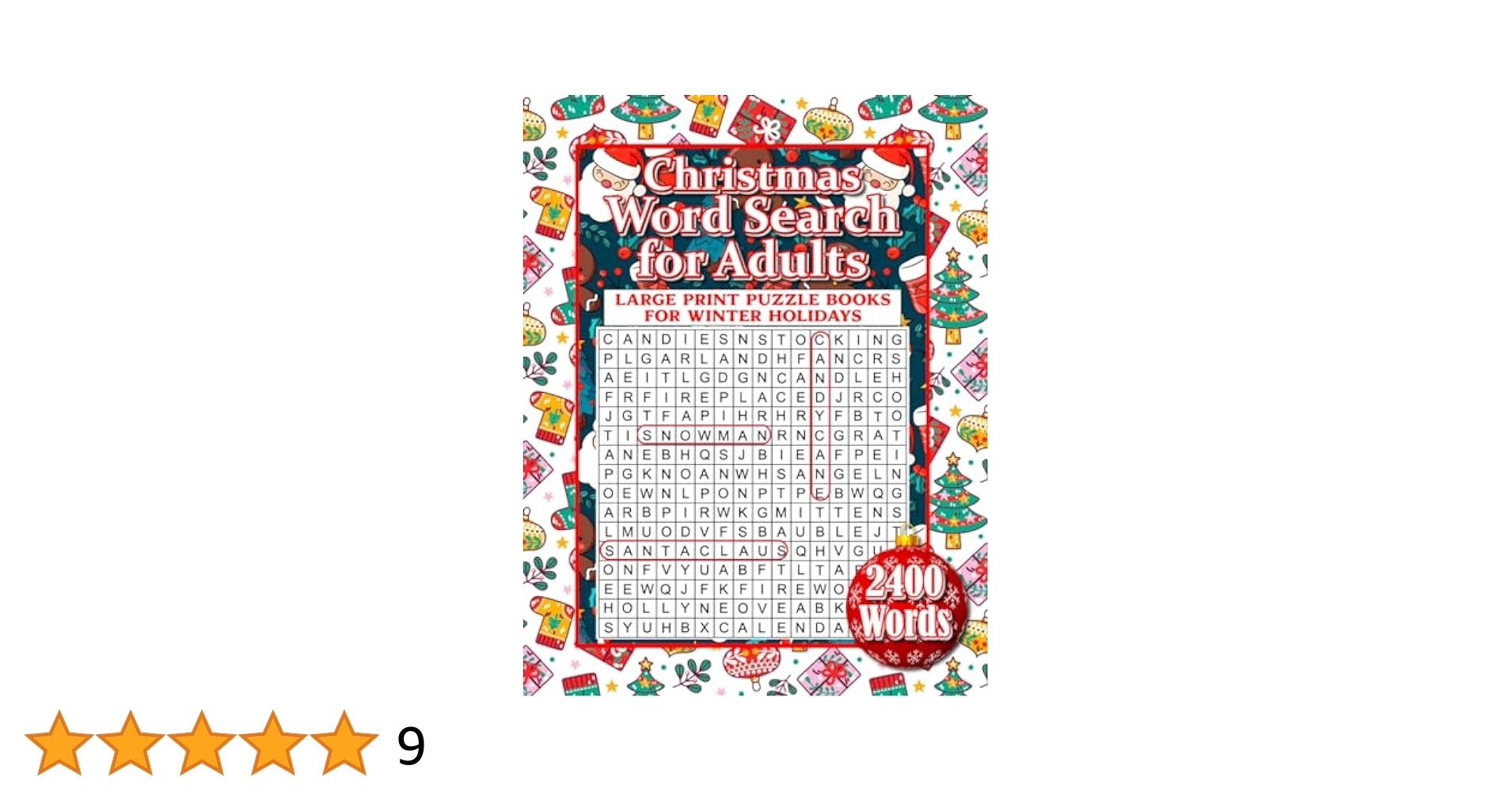 Christmas Word Search For Adults 2400 Words Large Print Puzzle Books For Winter Holidays Word Searches Crossword Puzzles And Games For Seniors And And Festive Fun Activity Book With Solutions PRESS Christmas Word Search For Adults 2400 Words Large Print Puzzle Books For Winter Holidays Word Searches Crossword Puzzles And Games For Seniors And And Festive Fun Activity Book With Solutions PRESS