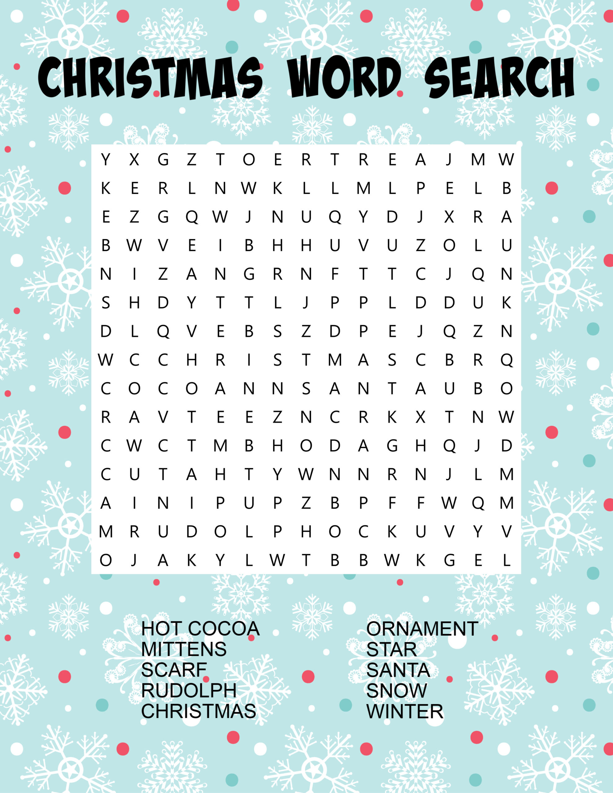 christmas word search free printable fun for kids my uncommon christmas word search free printable fun for kids my uncommon