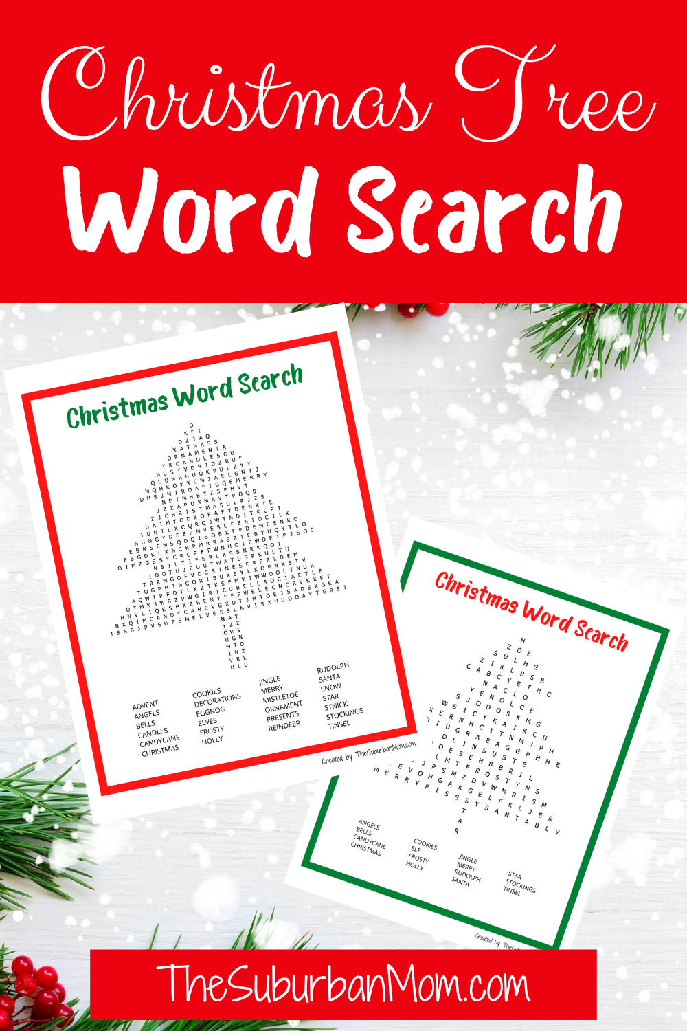 Christmas Word Search Puzzle Free Printable TheSuburbanMom Christmas Word Search Puzzle Free Printable TheSuburbanMom
