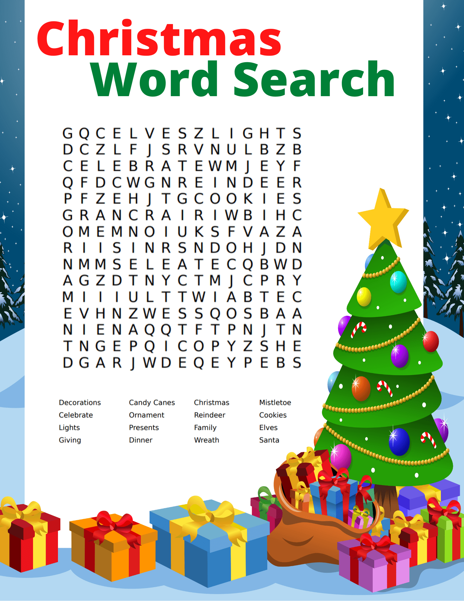 Christmas Word Search Two Kids And A Coupon Christmas Word Search Two Kids And A Coupon