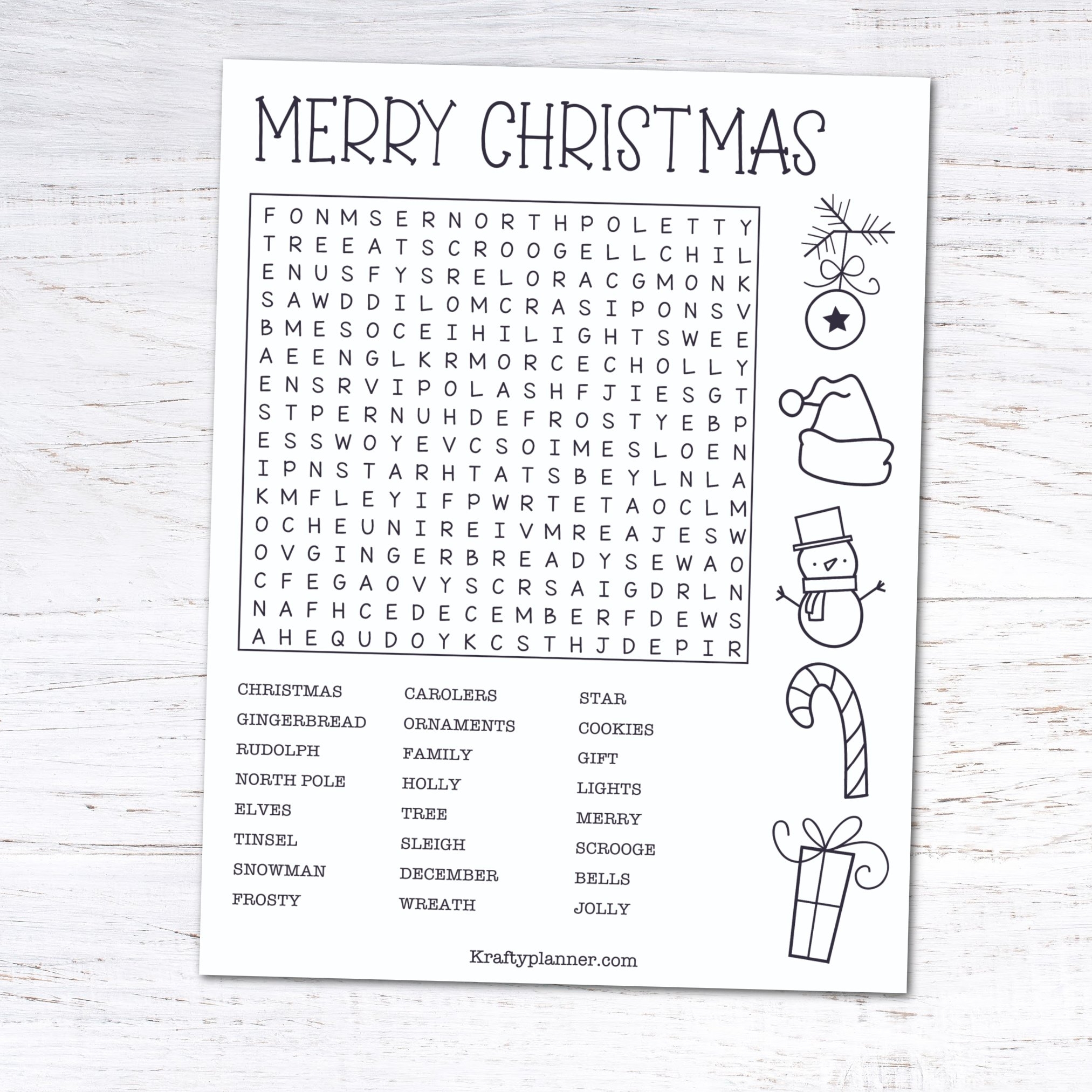 DAY 9 Christmas Word Search 12 Days Of Free Christmas Printables 