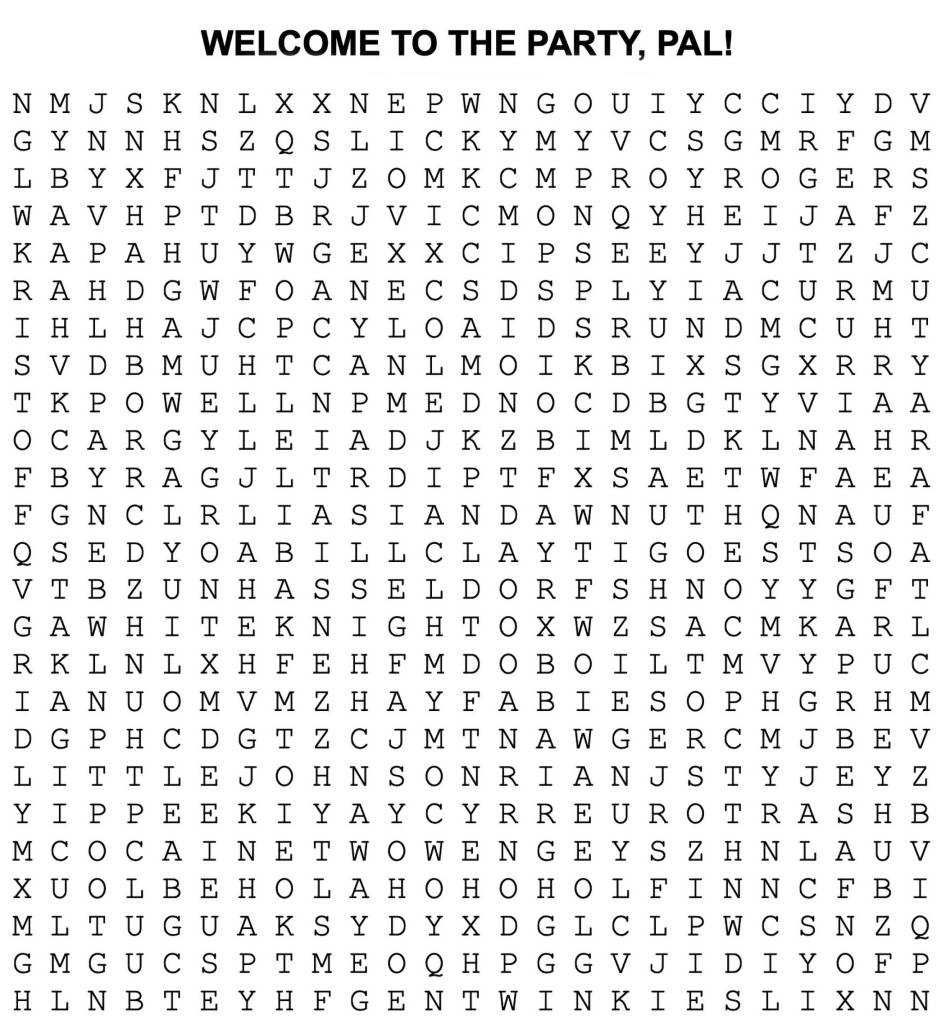Difficult Word Searches Printable Free