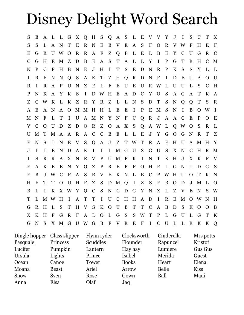 Hard Word Search Printable Hard Word Search Printable