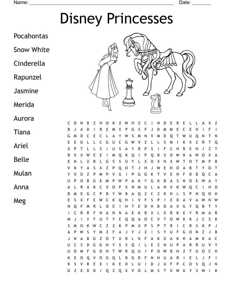 DISNEY WORD SEARCH WordMint