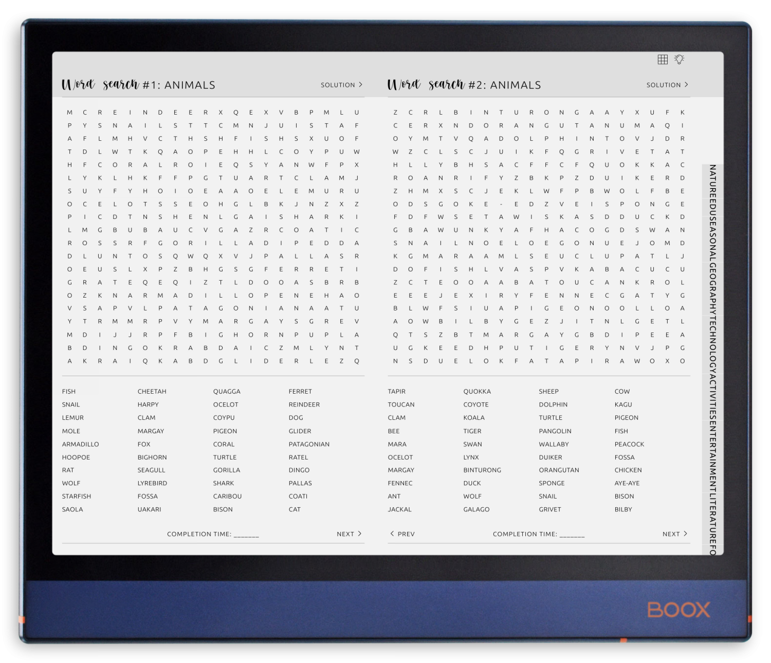Word Search On Computer