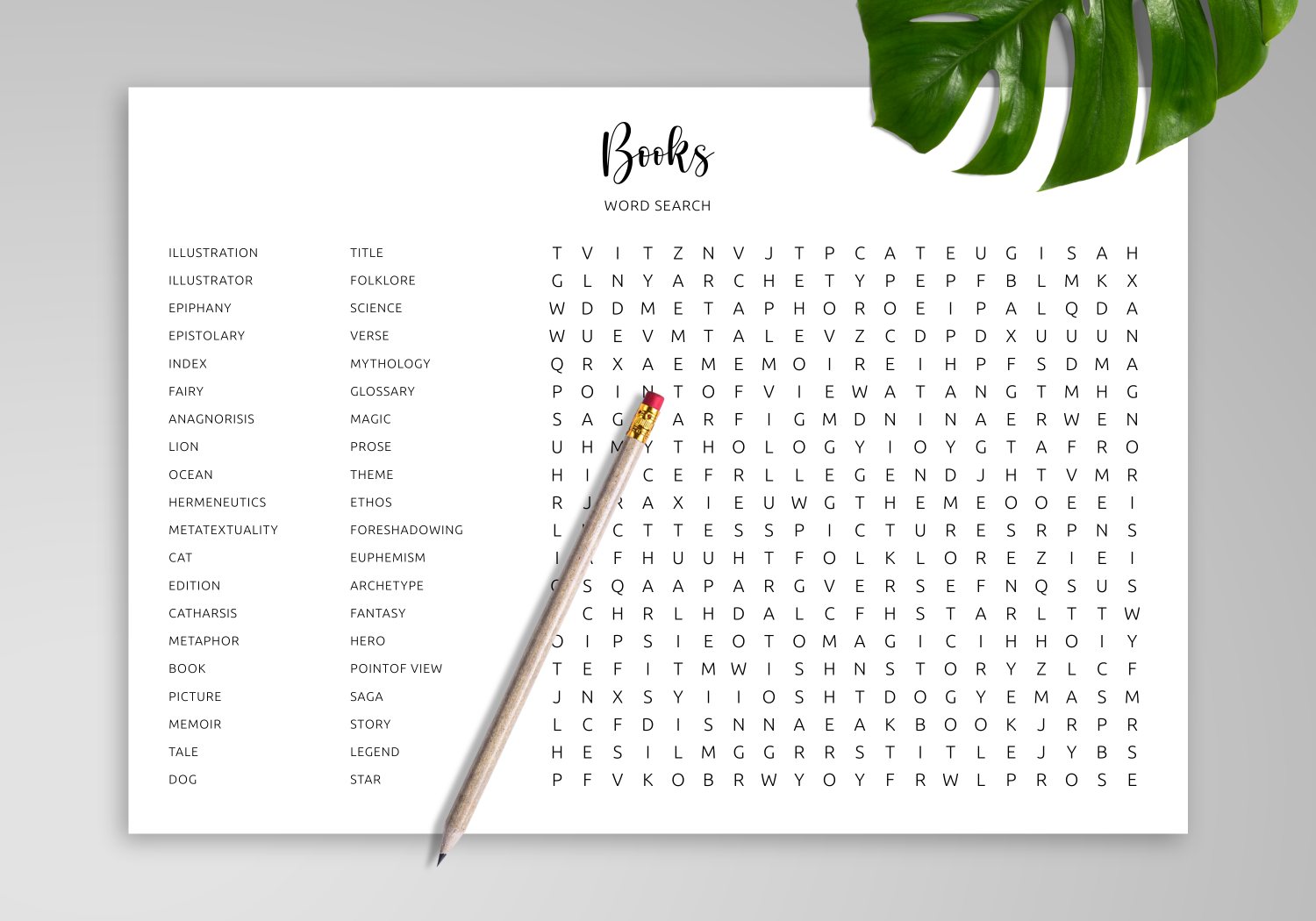 Printable Word Search Book Pdf