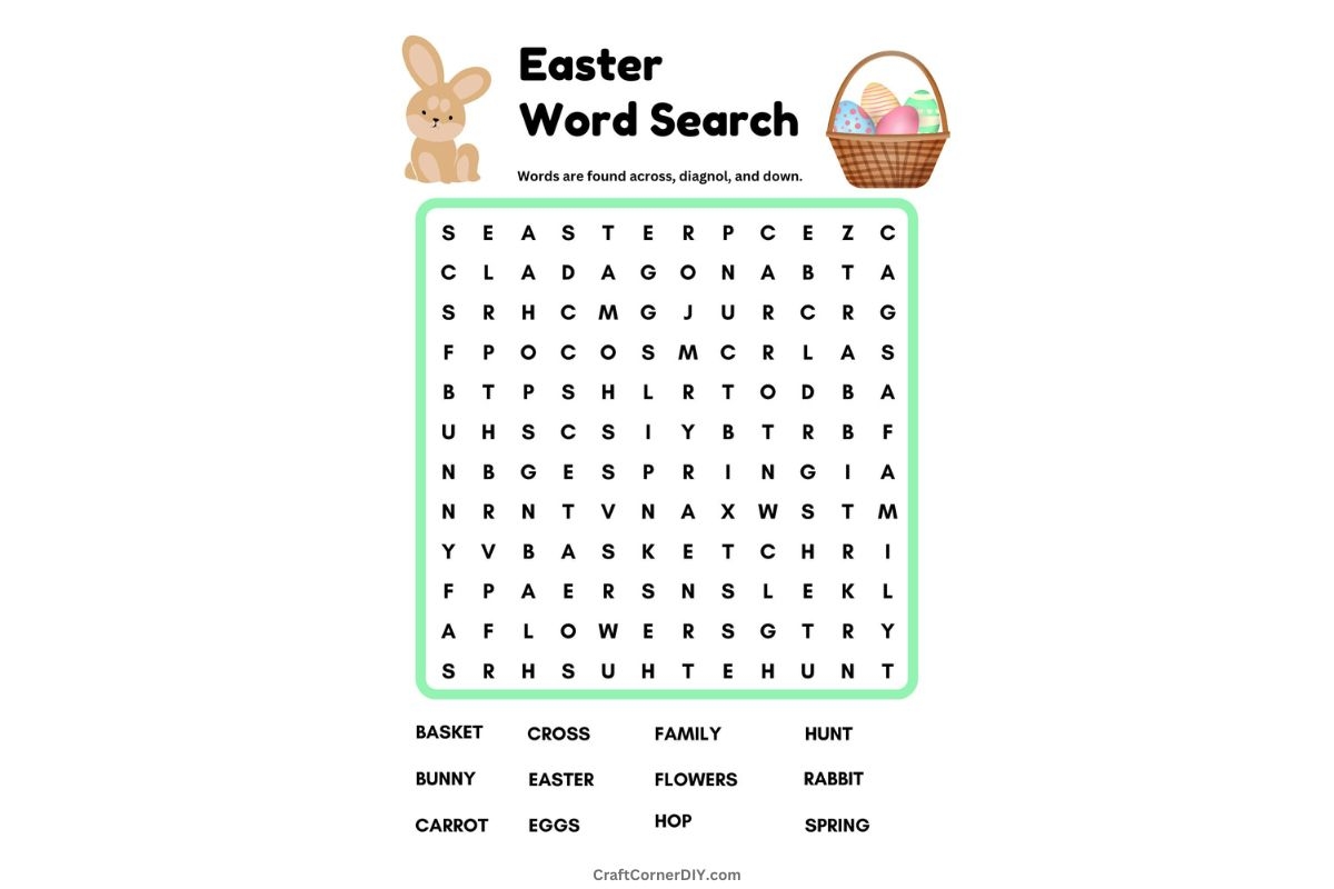 Printable Easter Word Search