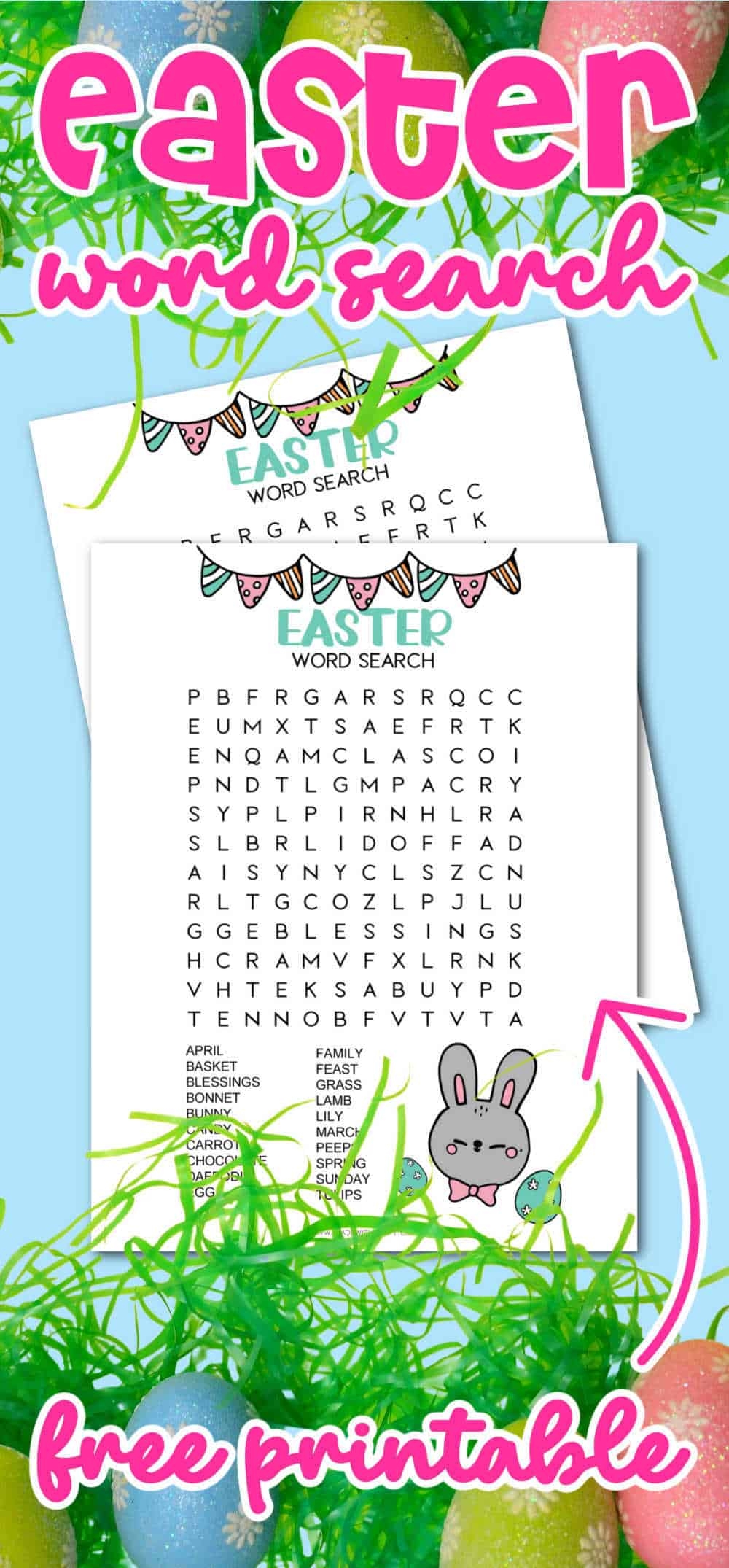 Printable Easter Word Searches For Adults