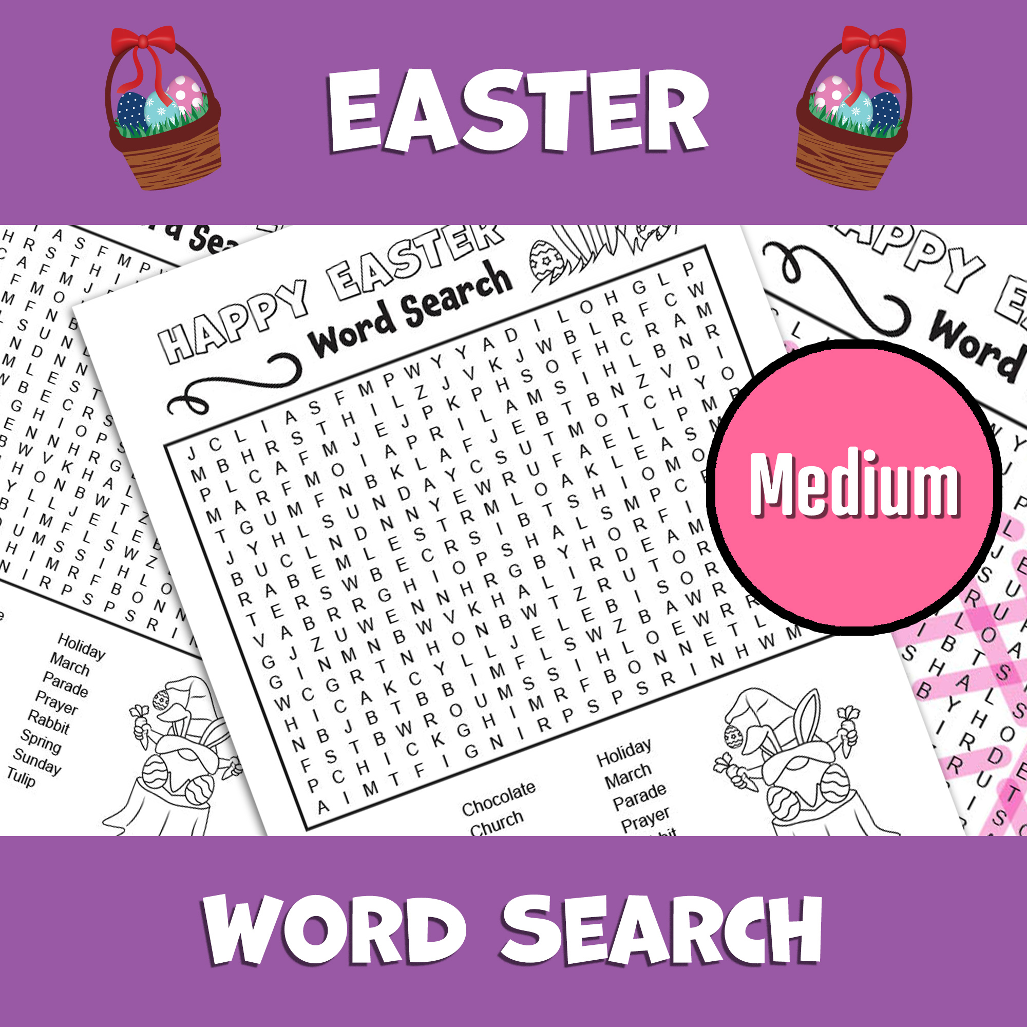 Easter Printable Word Searches
