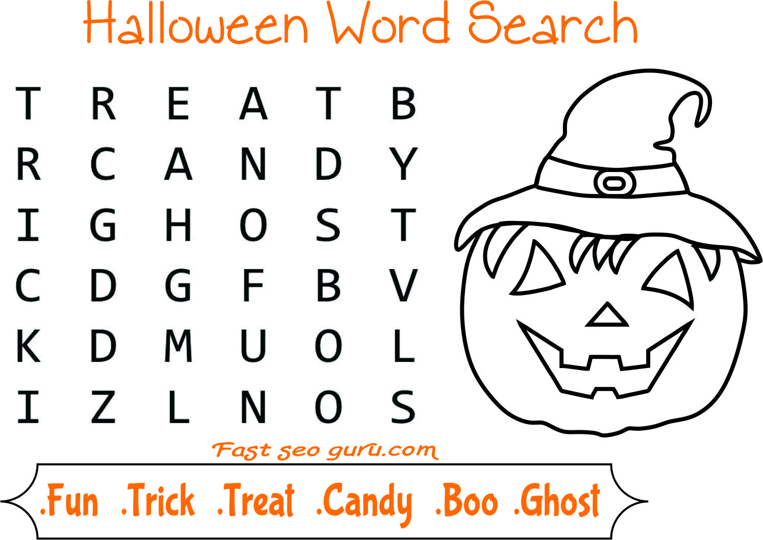 Easy Halloween Word Search For Kids Free Printable Coloring Pages For Kids R halloween Easy Halloween Word Search For Kids Free Printable Coloring Pages For Kids R halloween