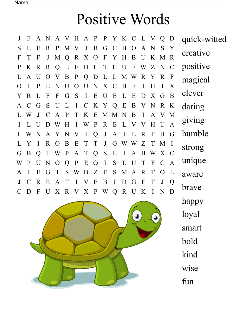 Emotions Feelings Word Search WordMint