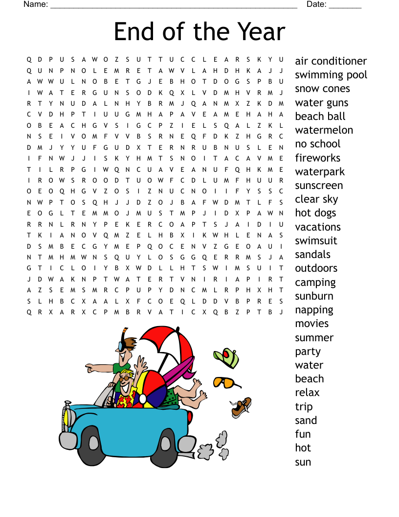 Word Search Printable Images