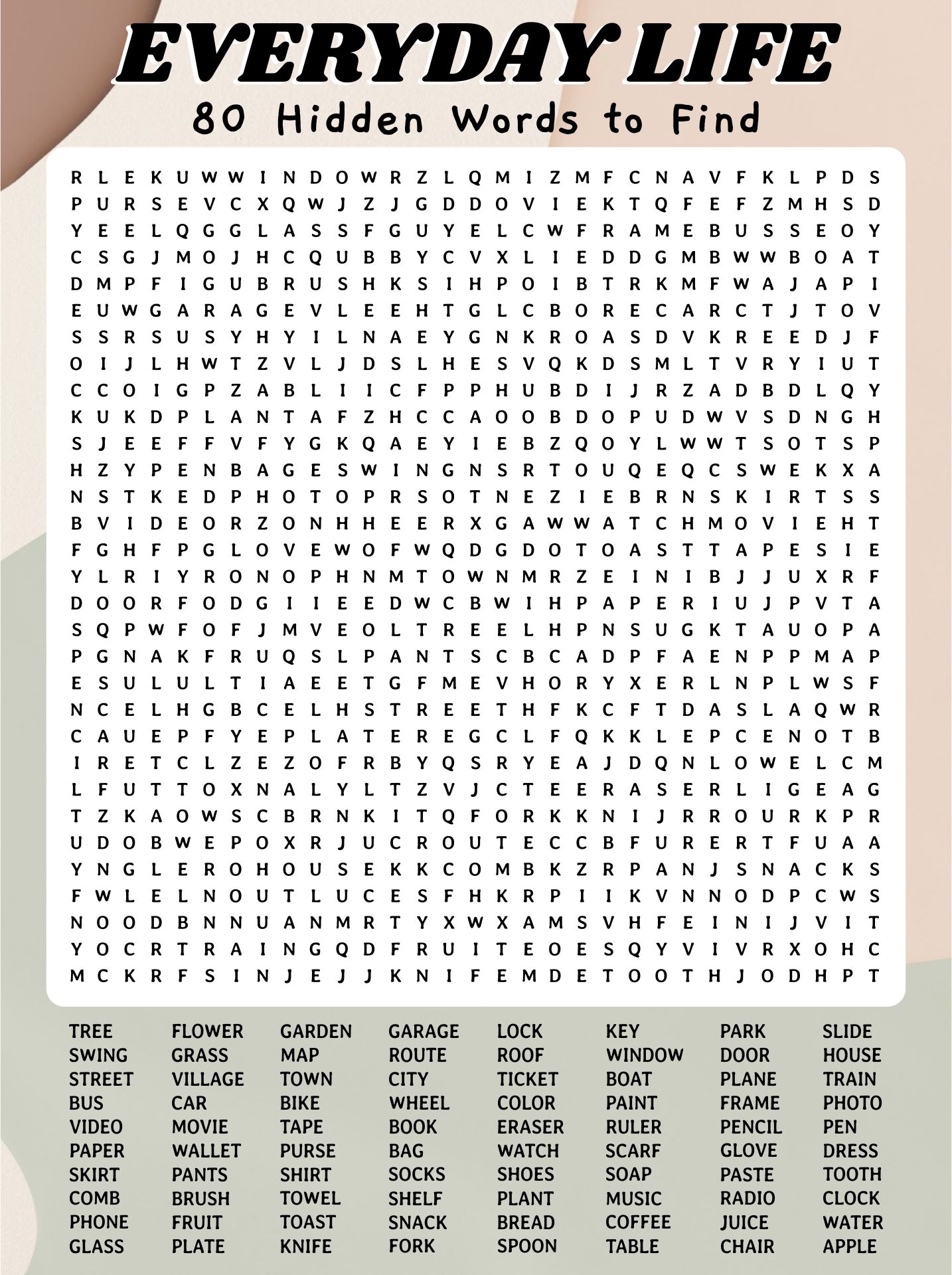 Extremely Hard Word Search 20 Free PDF Printables Printablee
