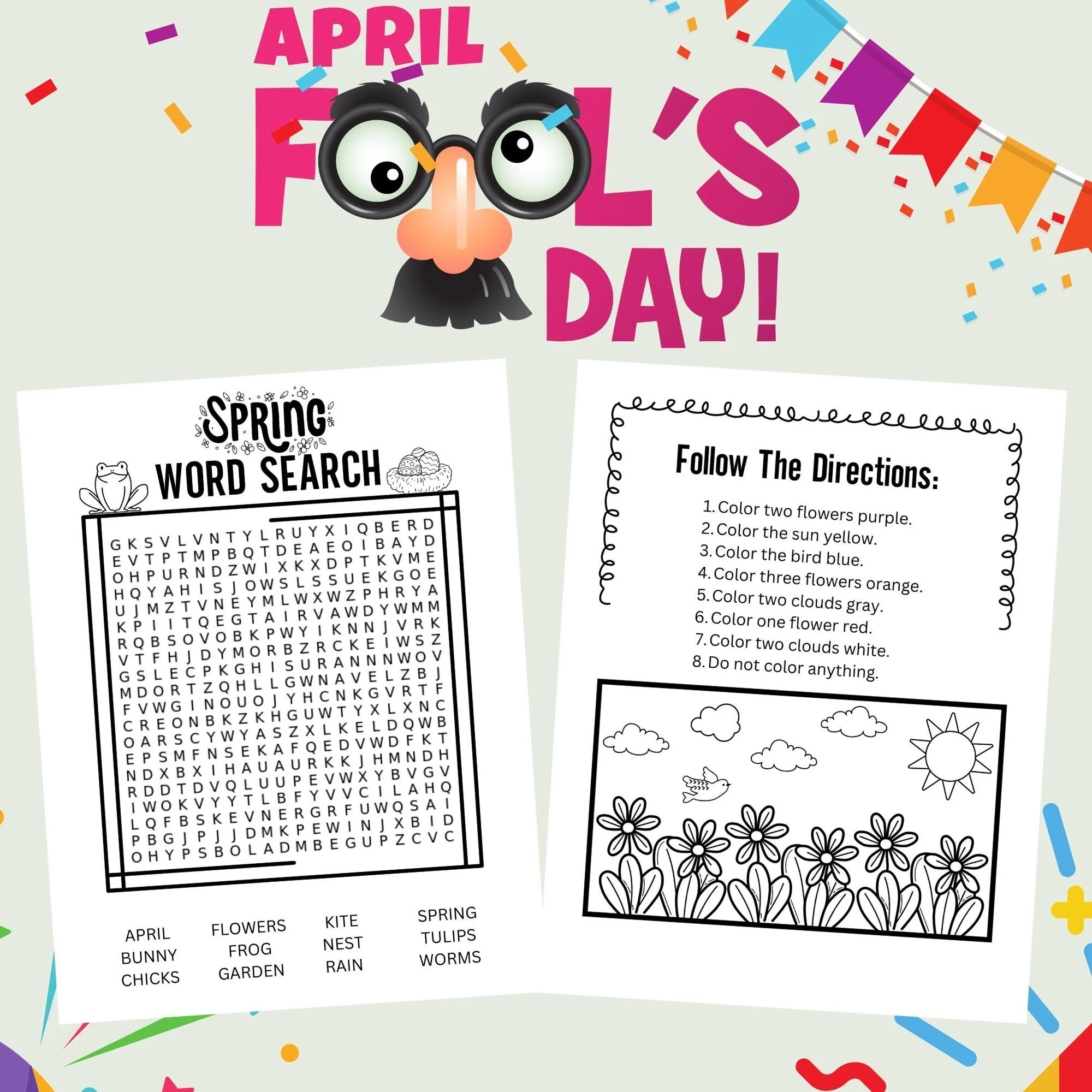 Fake Word Search Printable