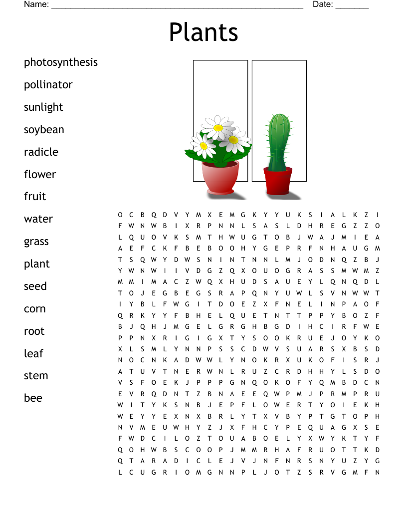 Flowers And Bulbs Word Search WordMint Flowers And Bulbs Word Search WordMint