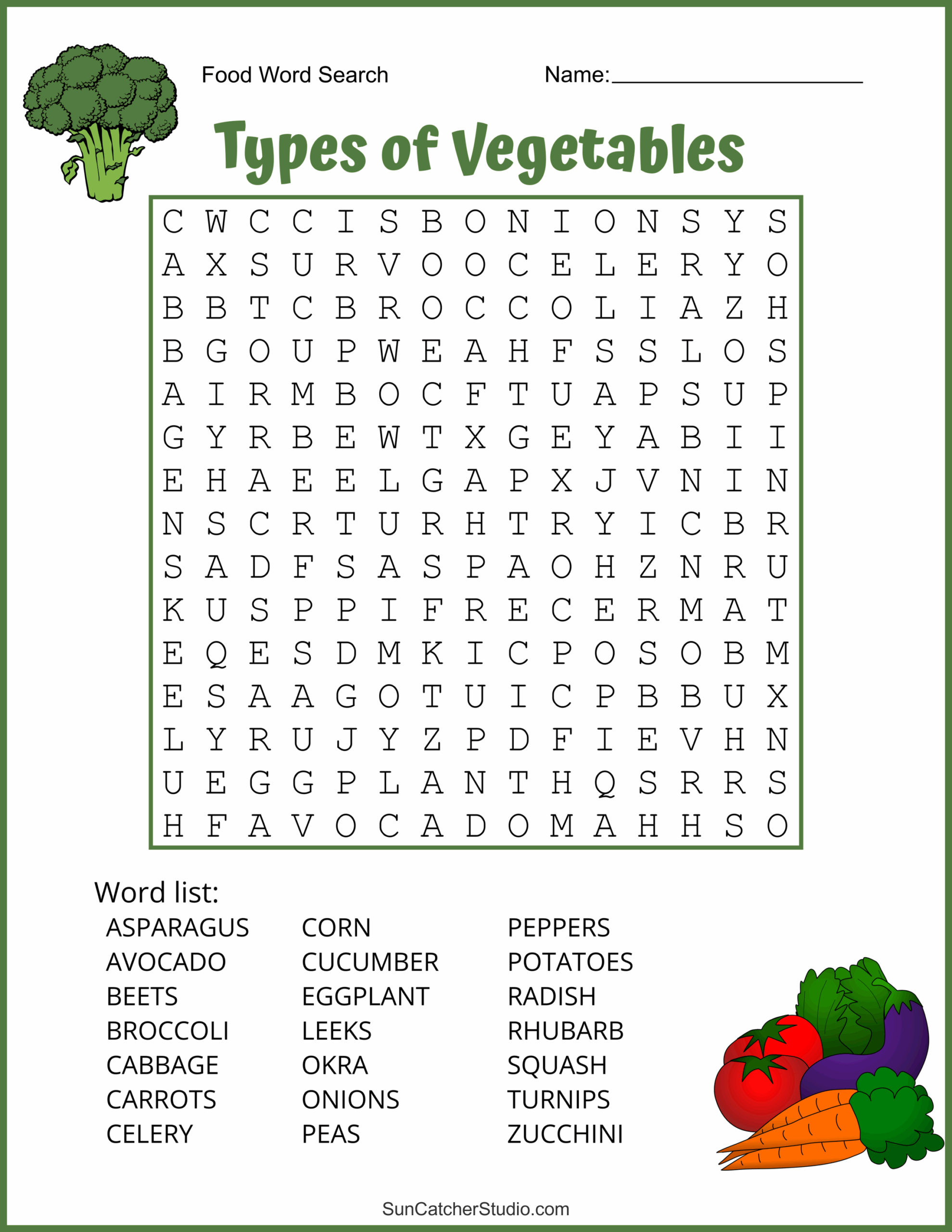 Word Search For 3rd Graders Printable