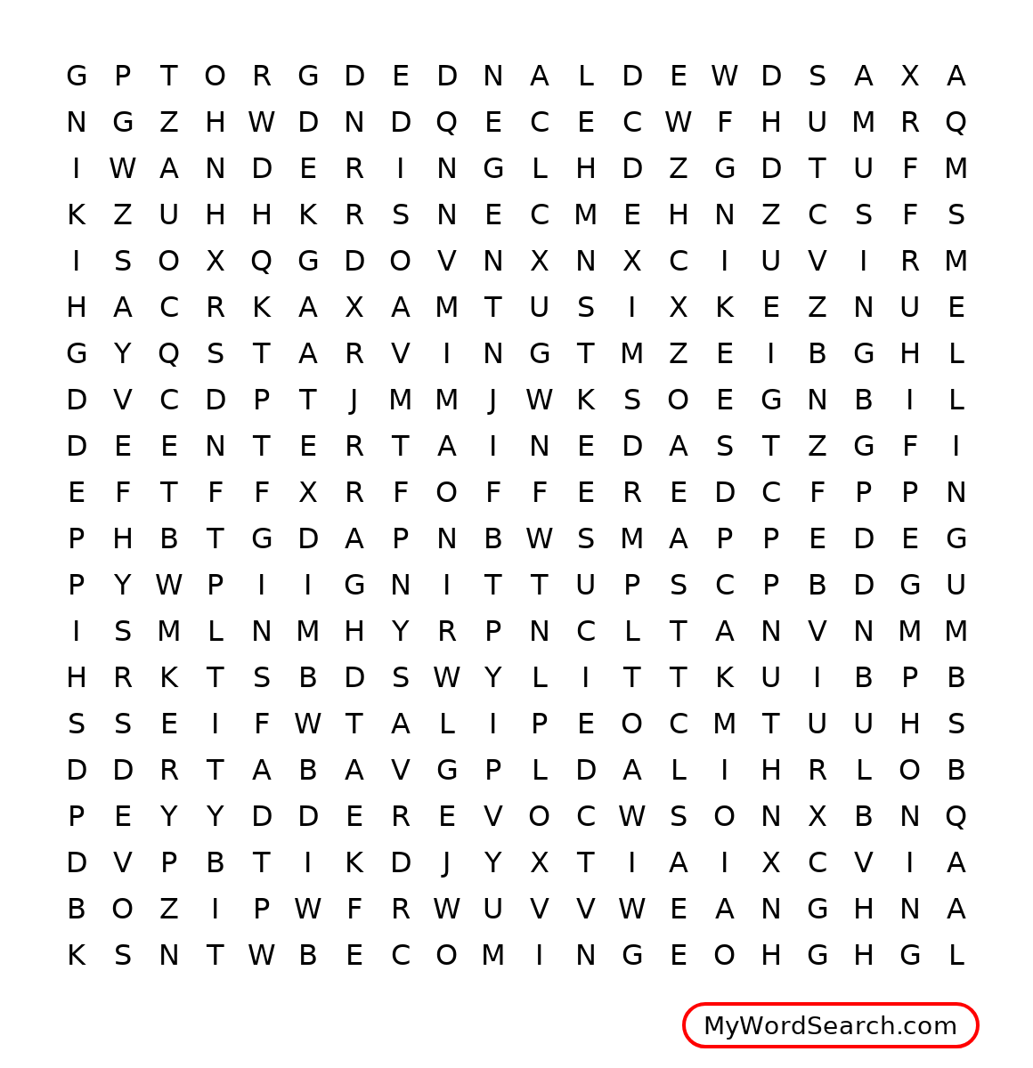 4th Grade Word Search Printable