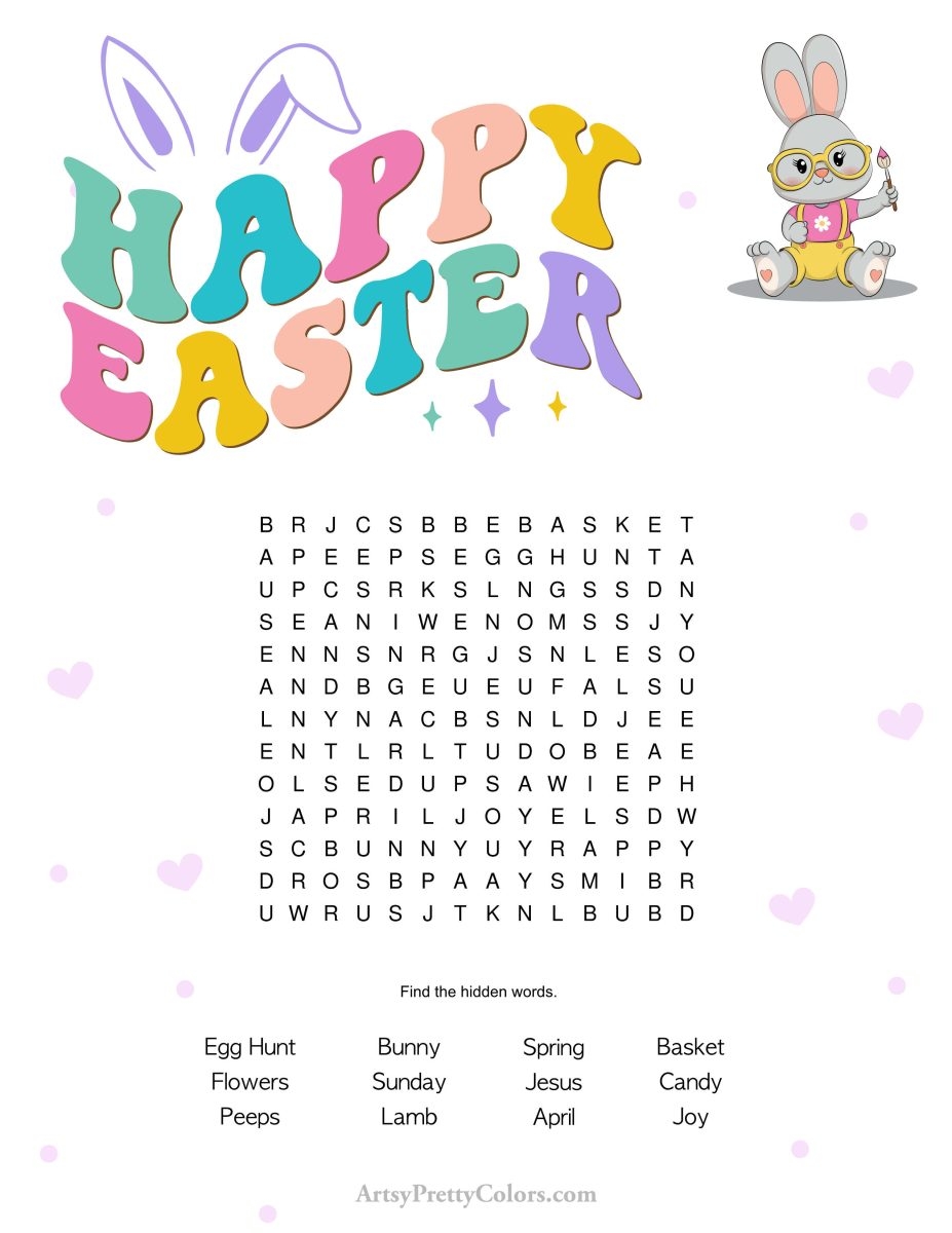 Easter Word Search Printable Free