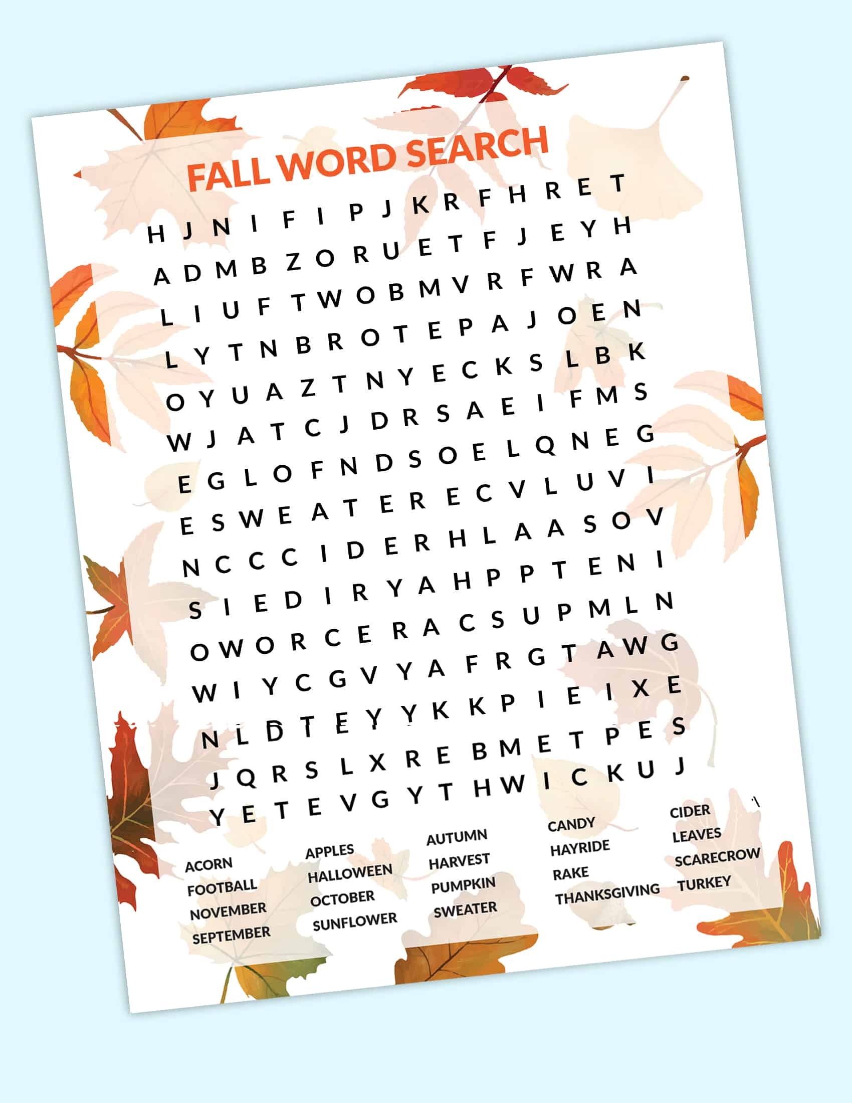 free fall word search printable free fall word search printable