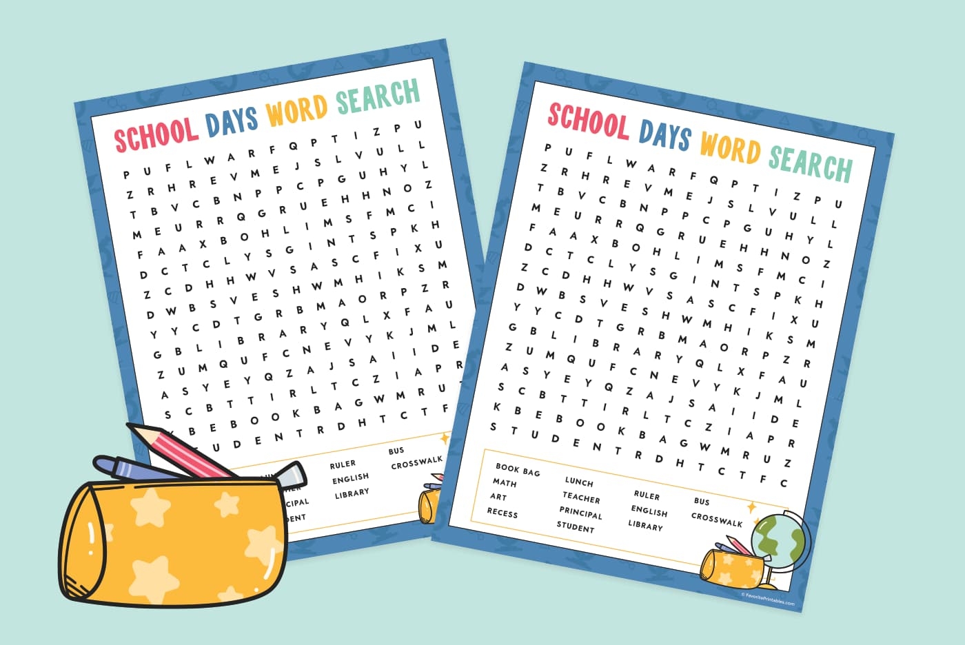 Free Printable Word Search Booklet