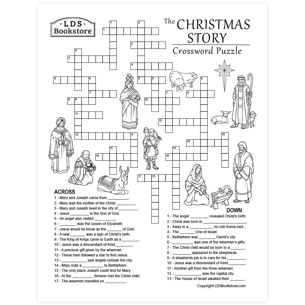 Christmas Religious Word Search Printable
