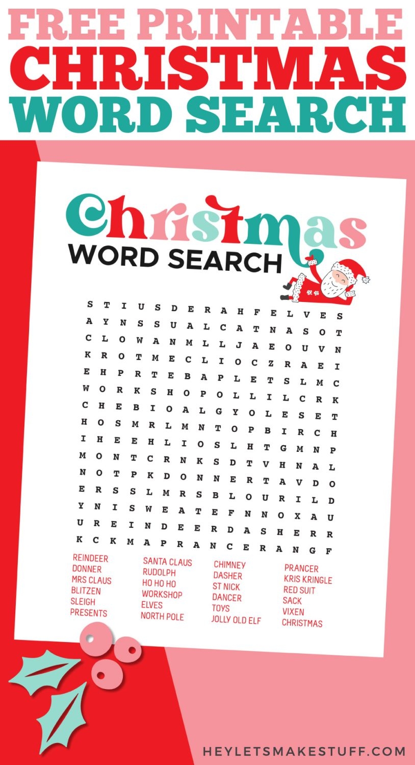 Printable Free Christmas Word Search Printable Free Christmas Word Search