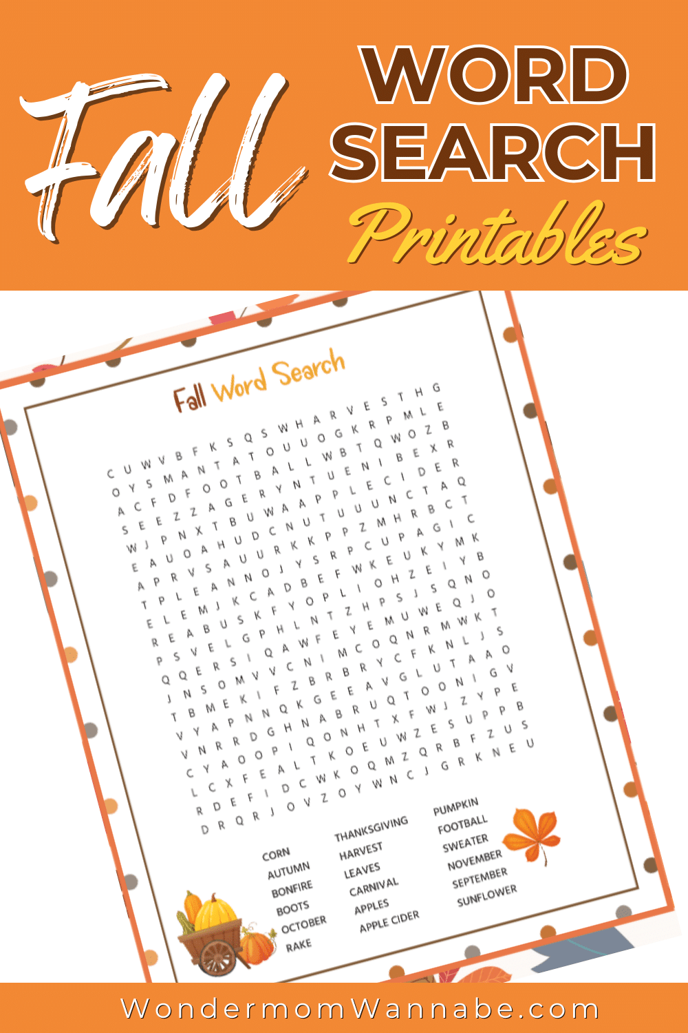 free printable fall word search with answer key free printable fall word search with answer key