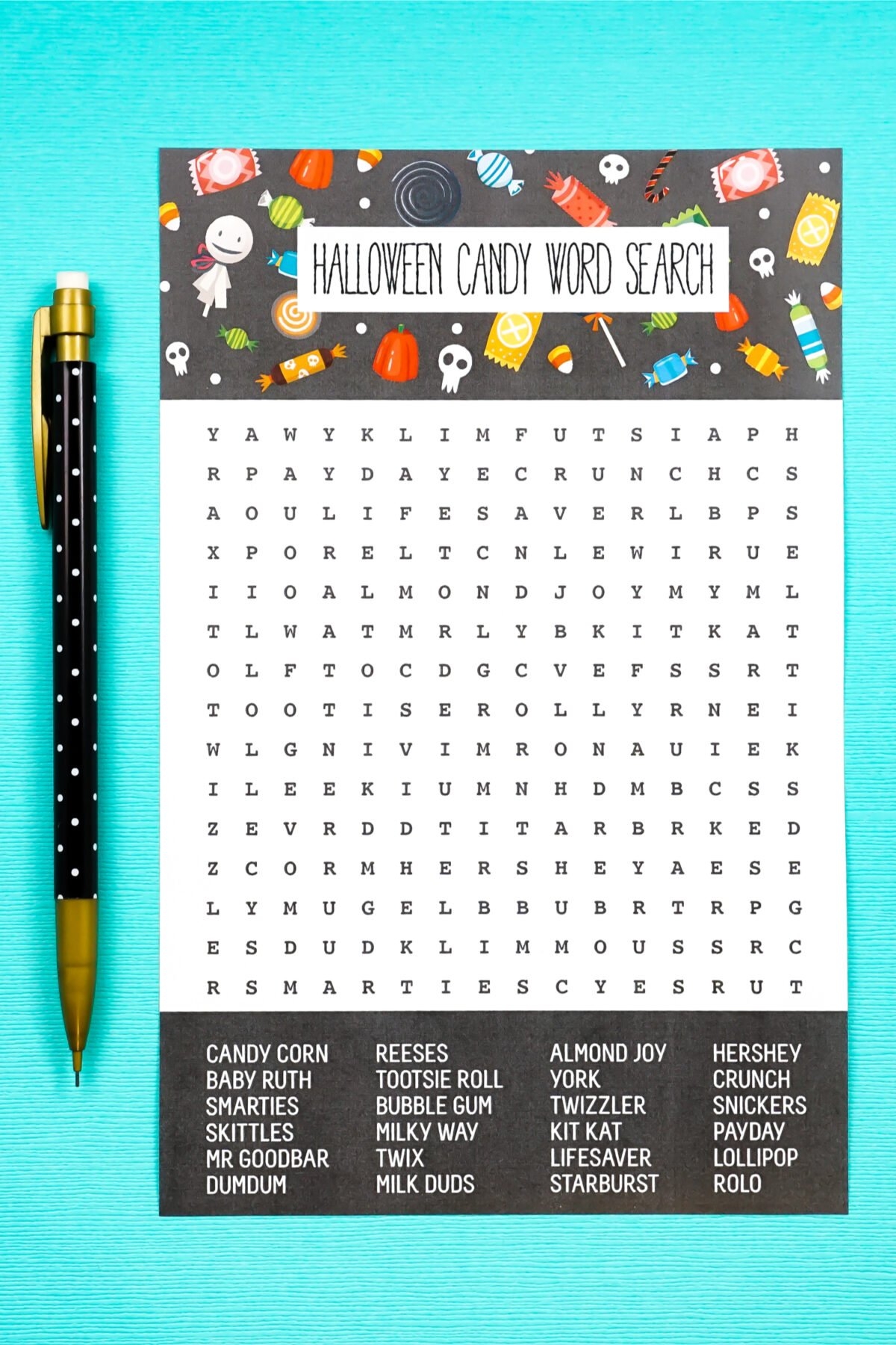 Free Printable Halloween Word Search Hey Let s Make Stuff