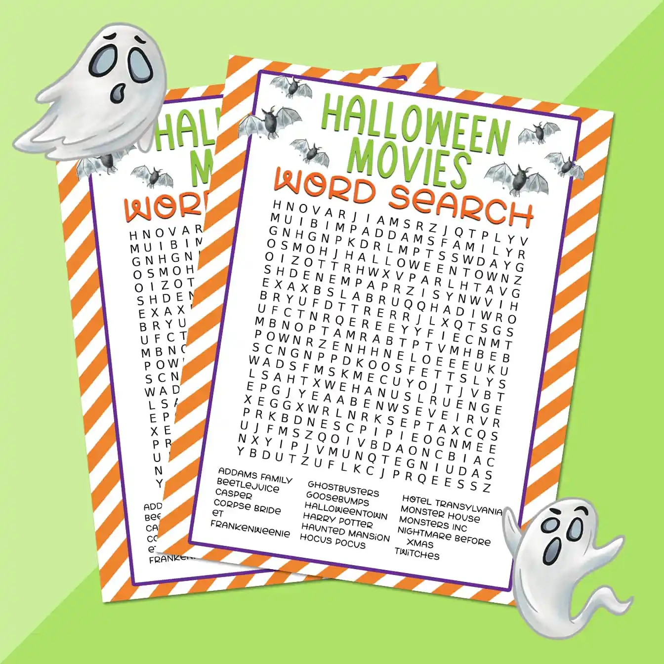 Free Printable Halloween Word Search Pineapple Paper Co 