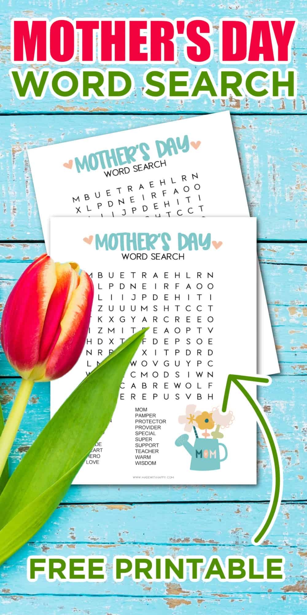 Free Mother's Day Word Search Free Mother's Day Word Search