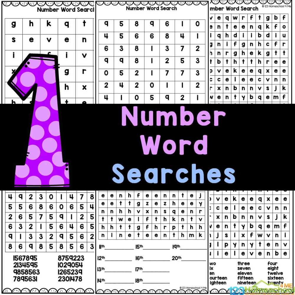 Free Printable Word Search Worksheet